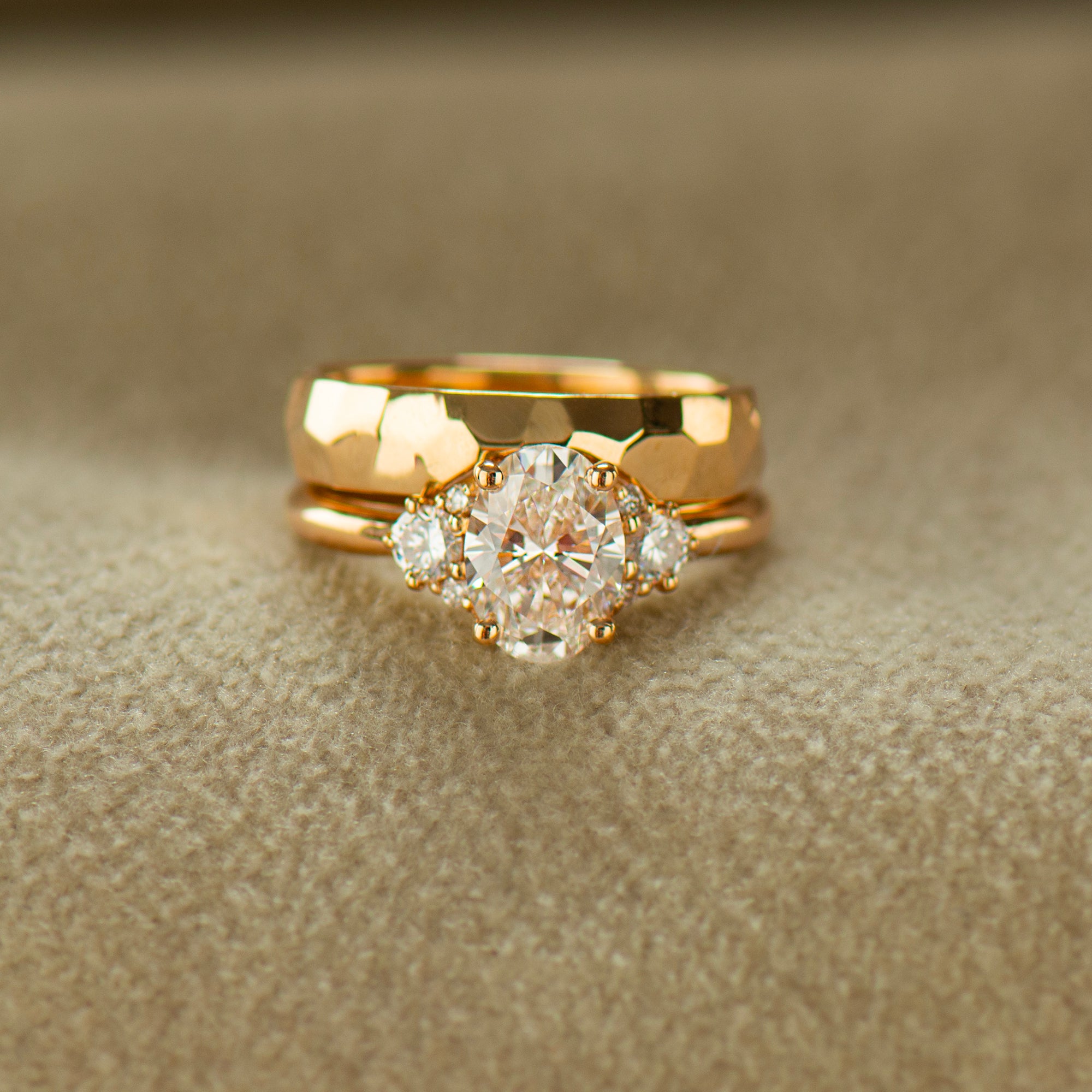 Matching Contour Wedding Band