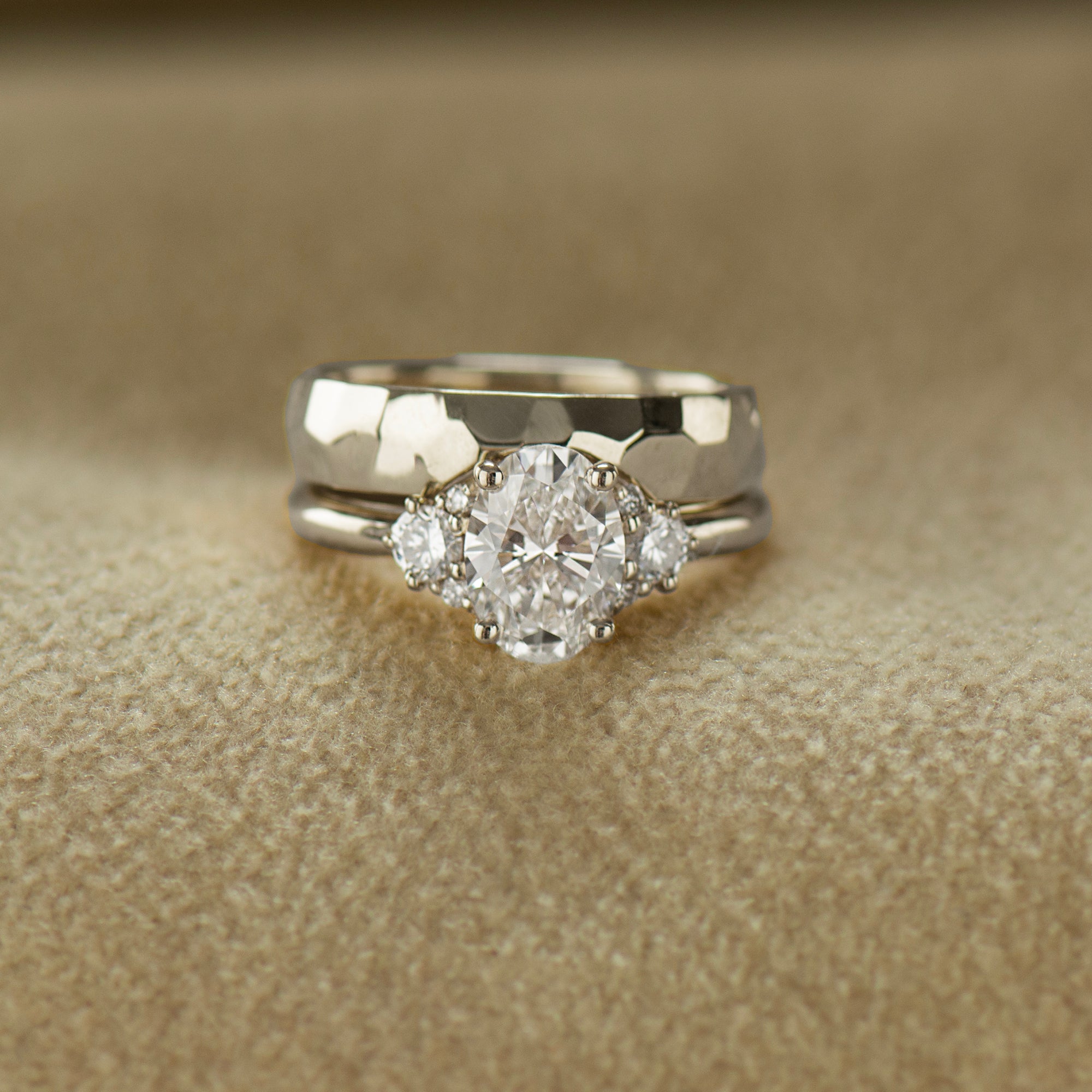 Matching Contour Wedding Band