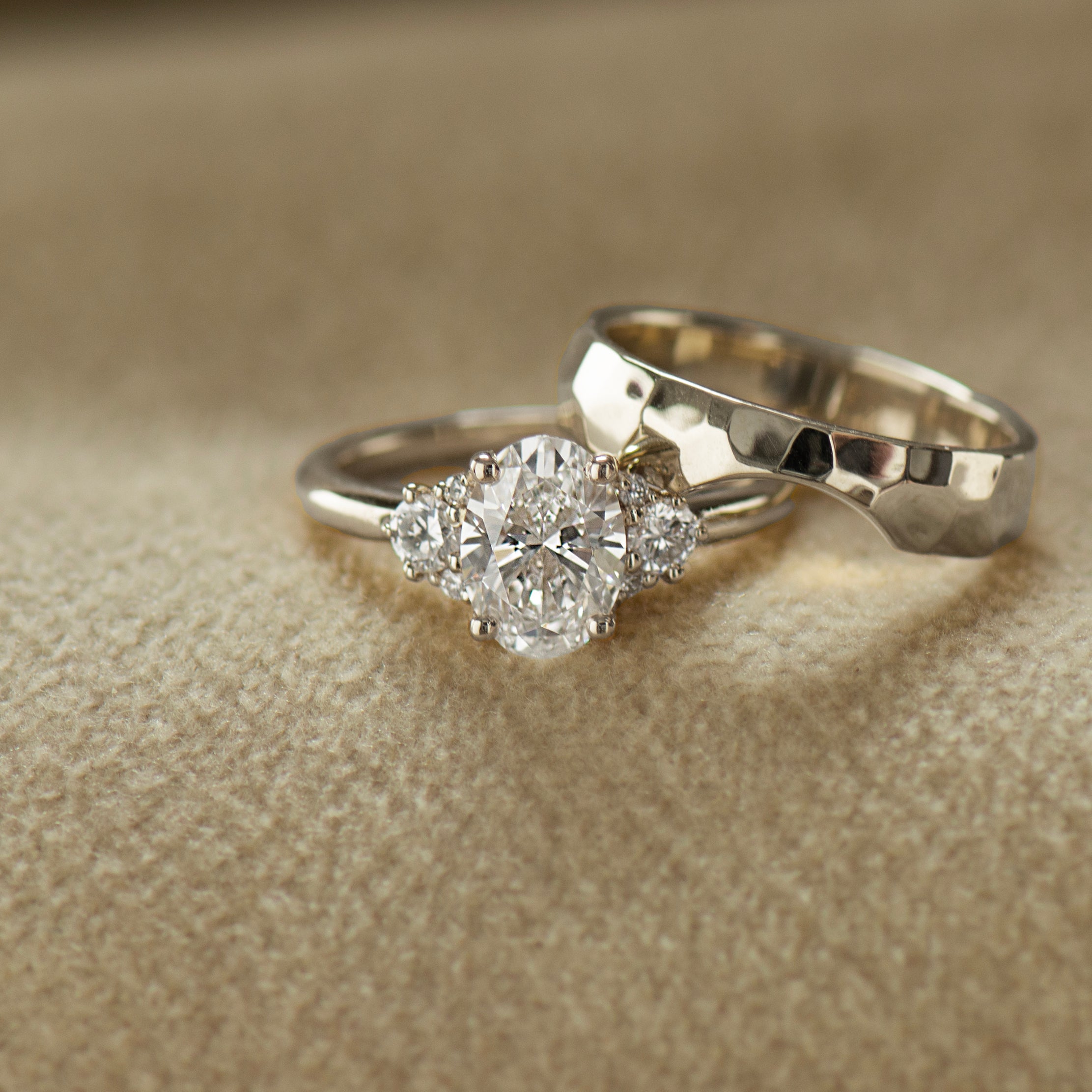 Matching Contour Wedding Band