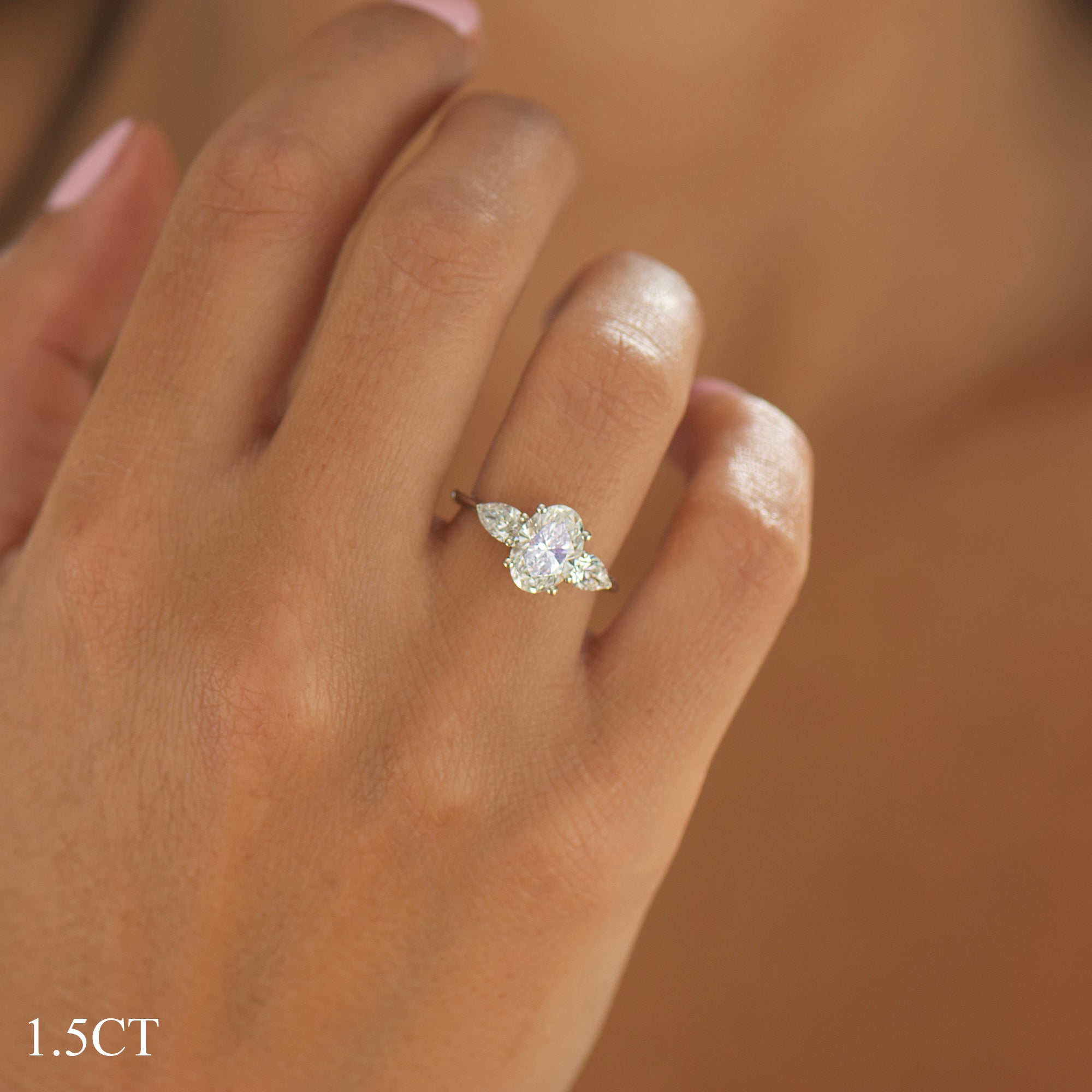 Three Stones Engagement Ring