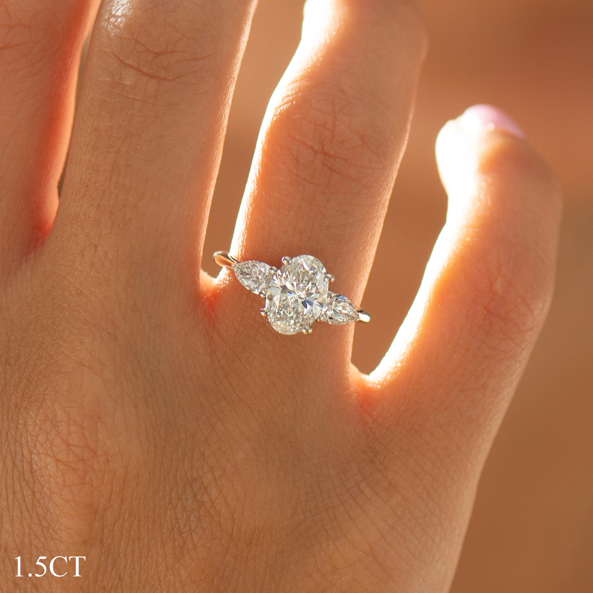 Three Stones Engagement Ring