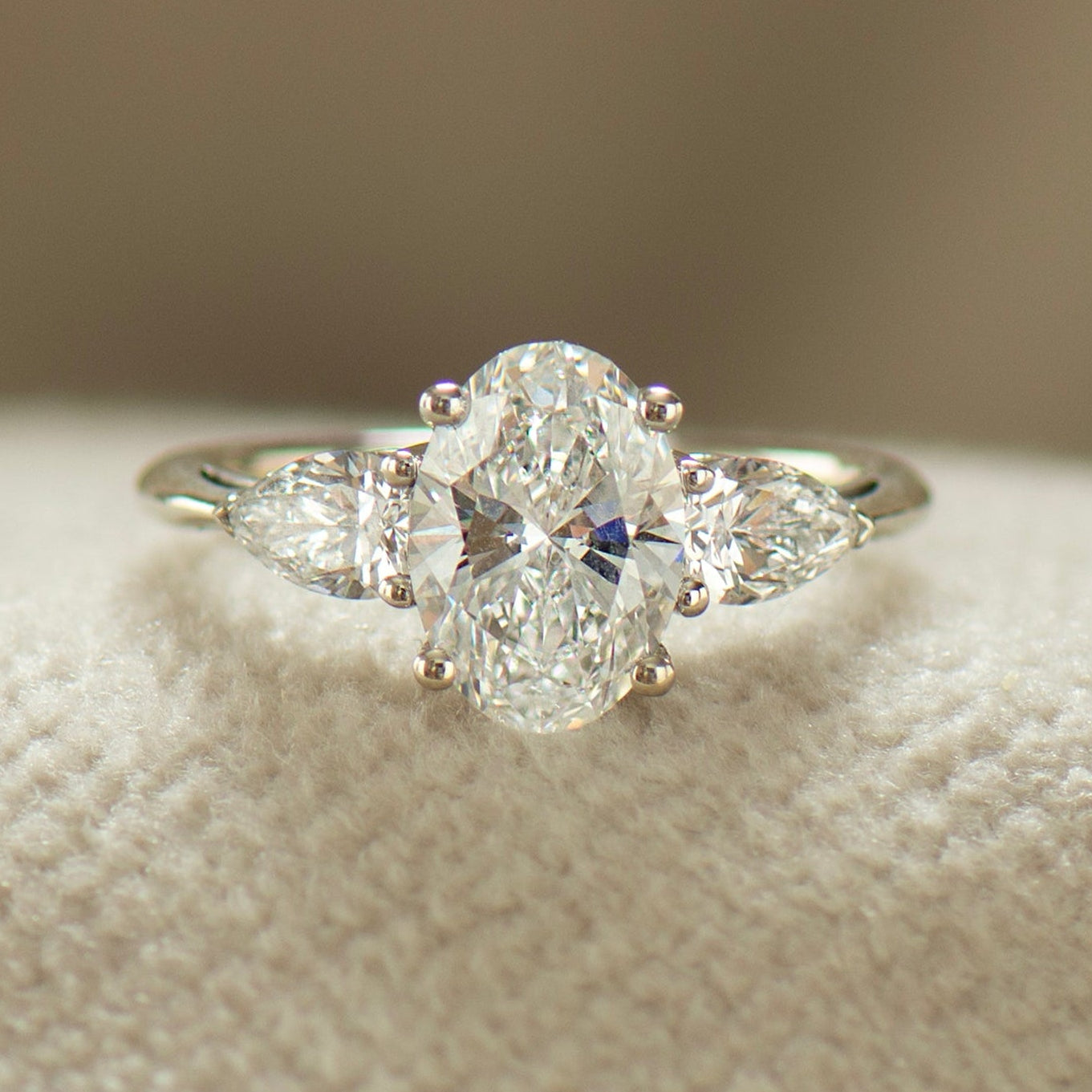 Three Stones Engagement Ring