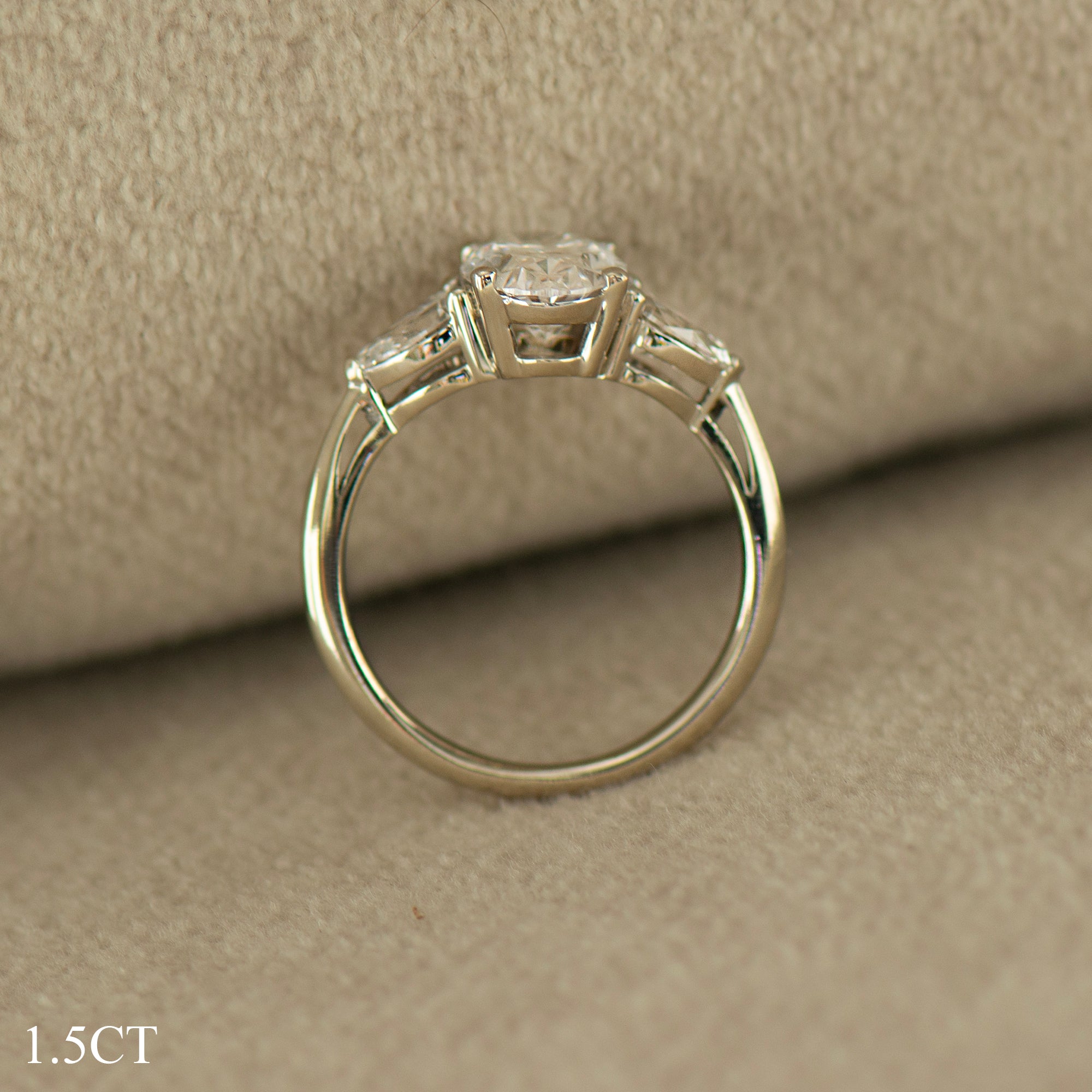 Three Stones Engagement Ring