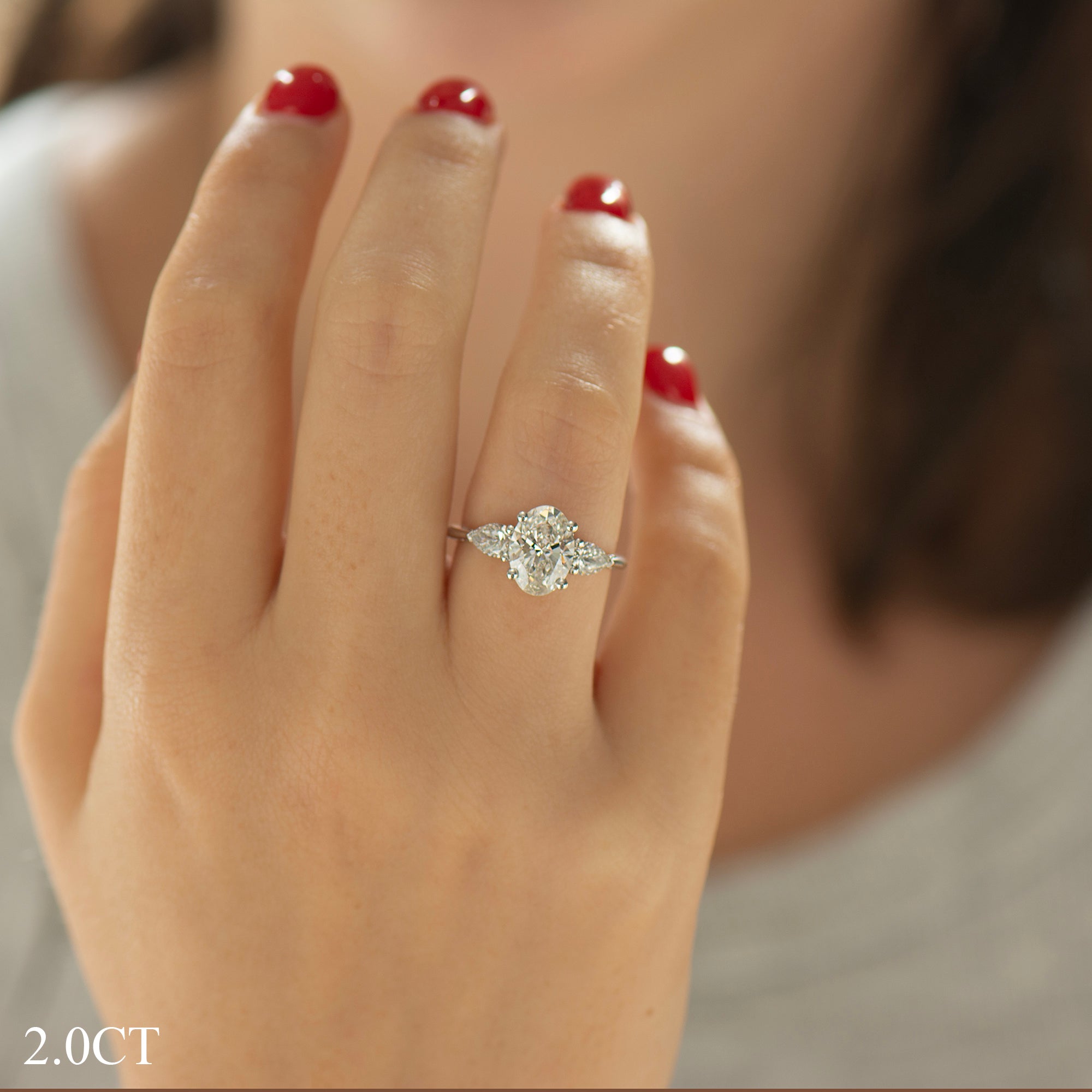 Three Stones Engagement Ring