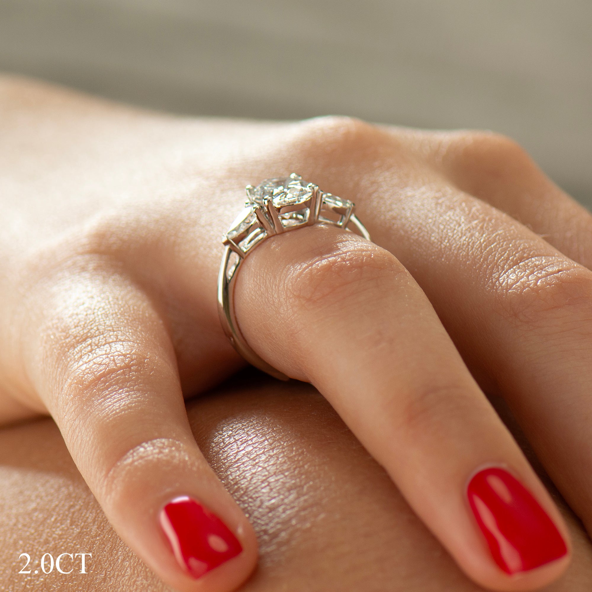 Three Stones Engagement Ring