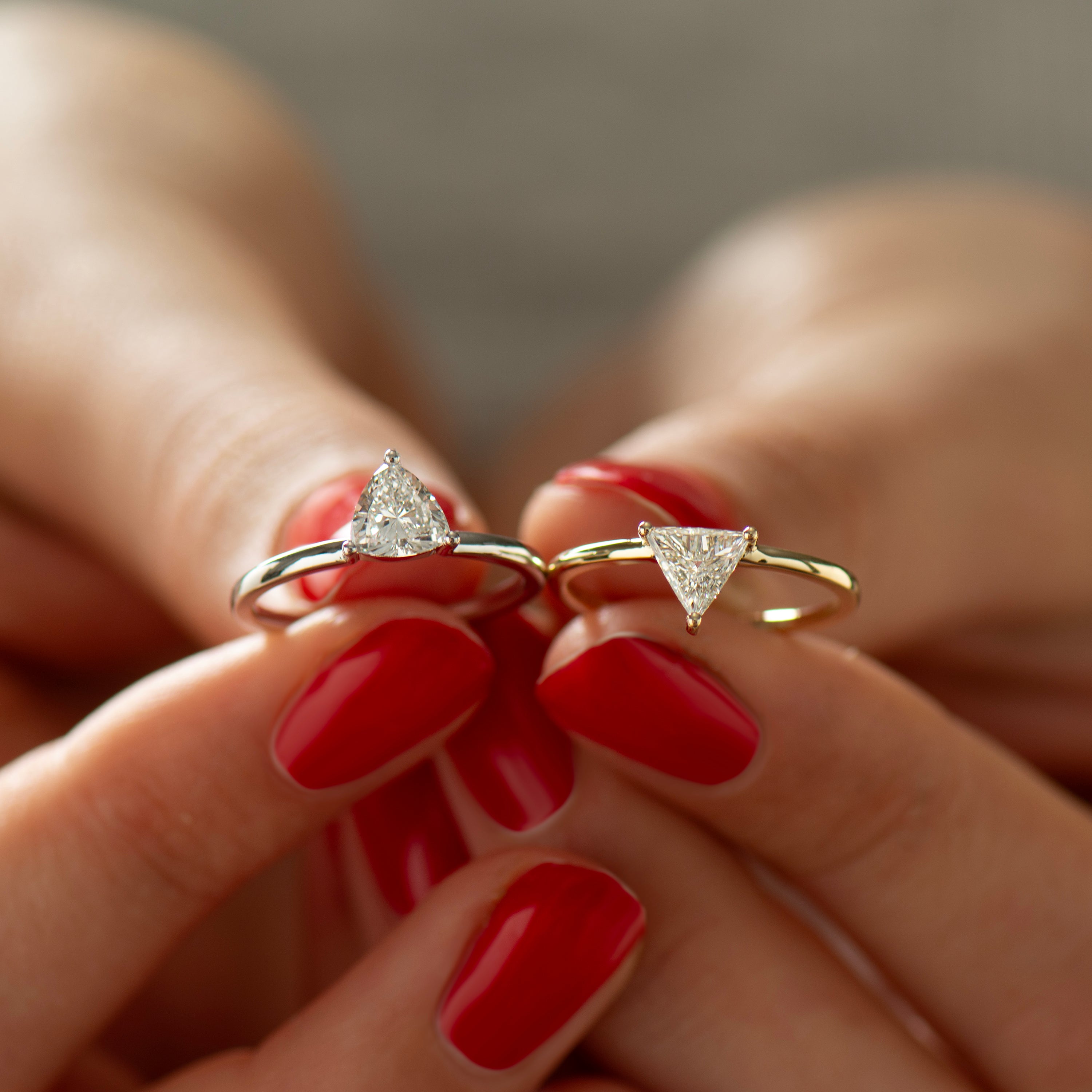 Trillion Engagement Ring