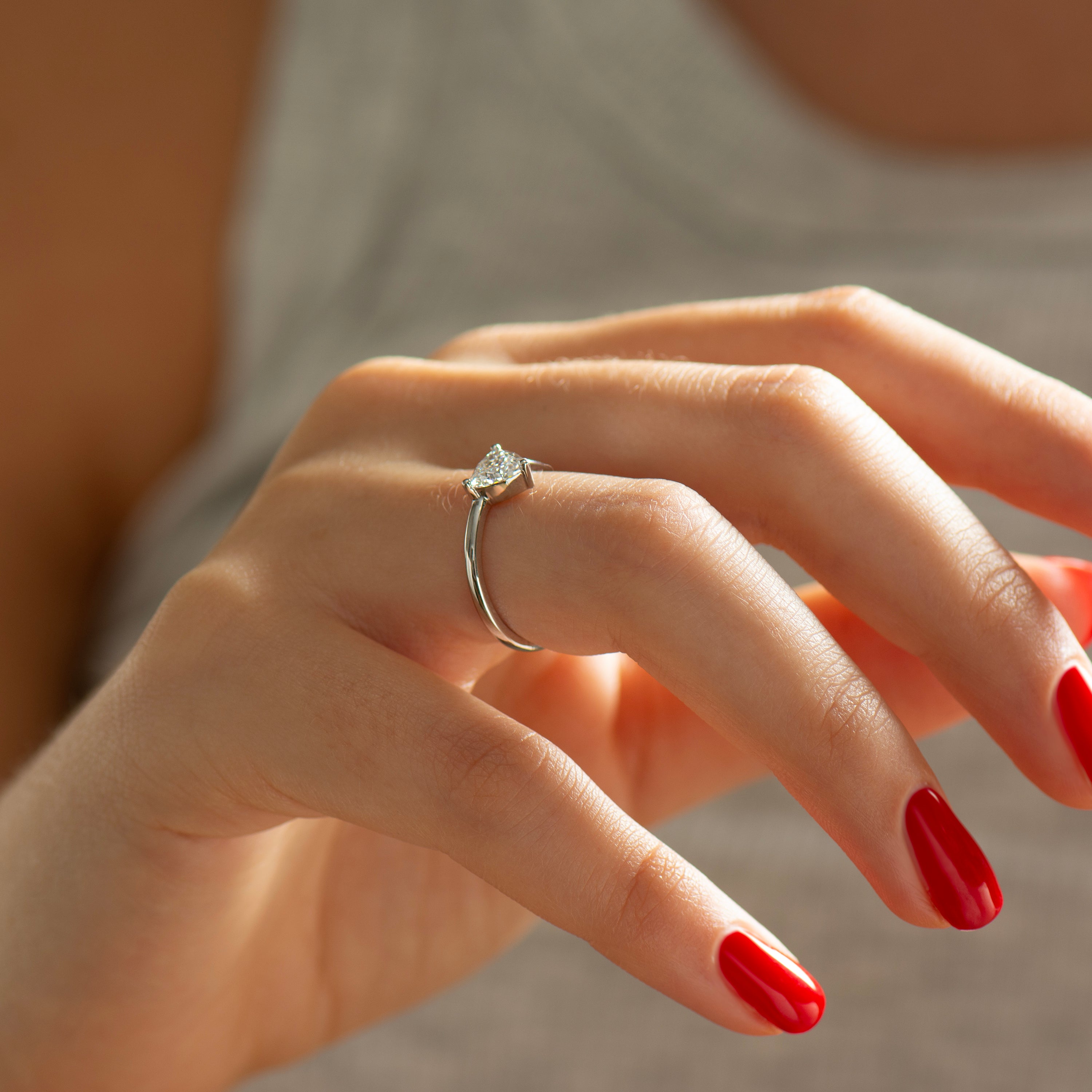 Trillion Engagement Ring