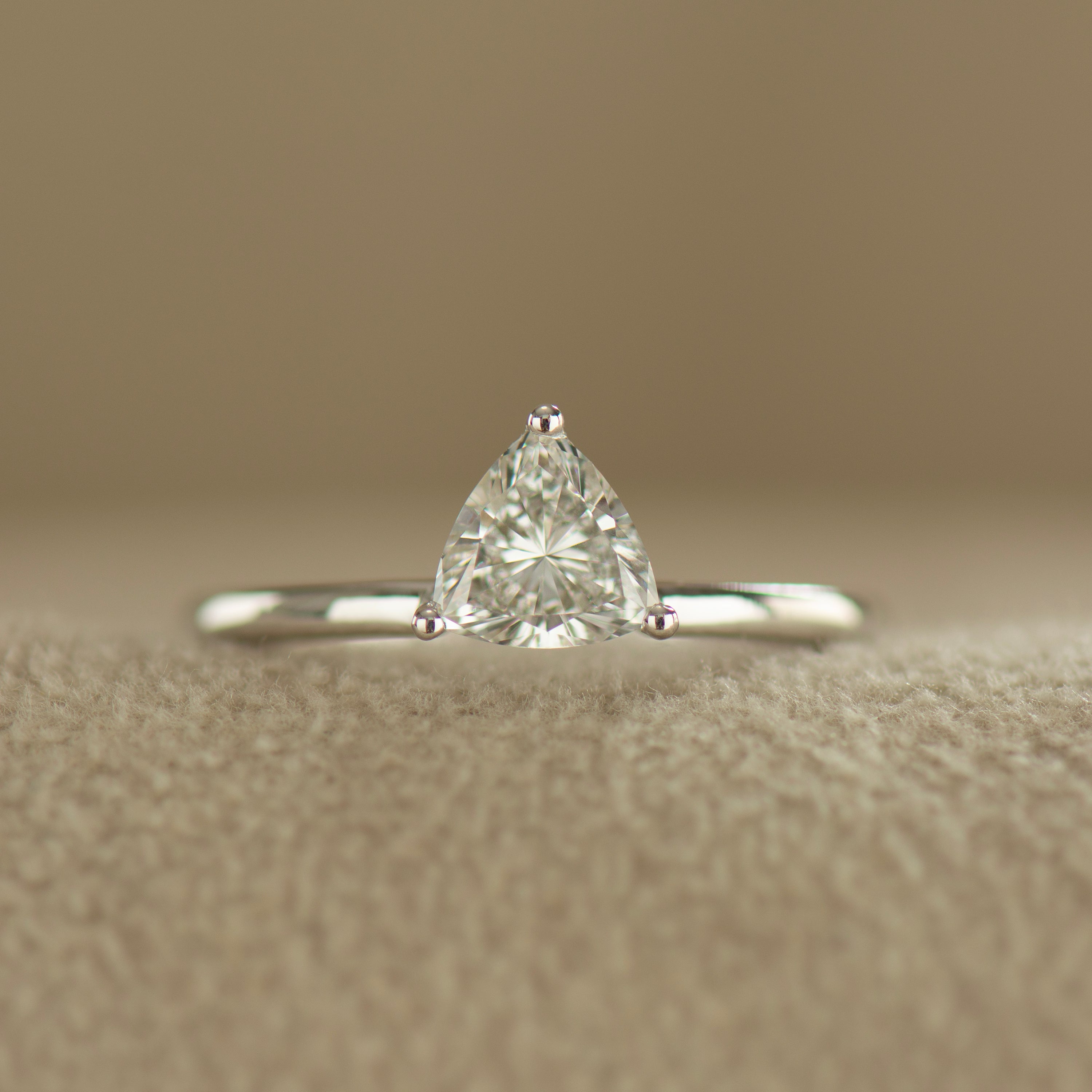 Trillion Engagement Ring