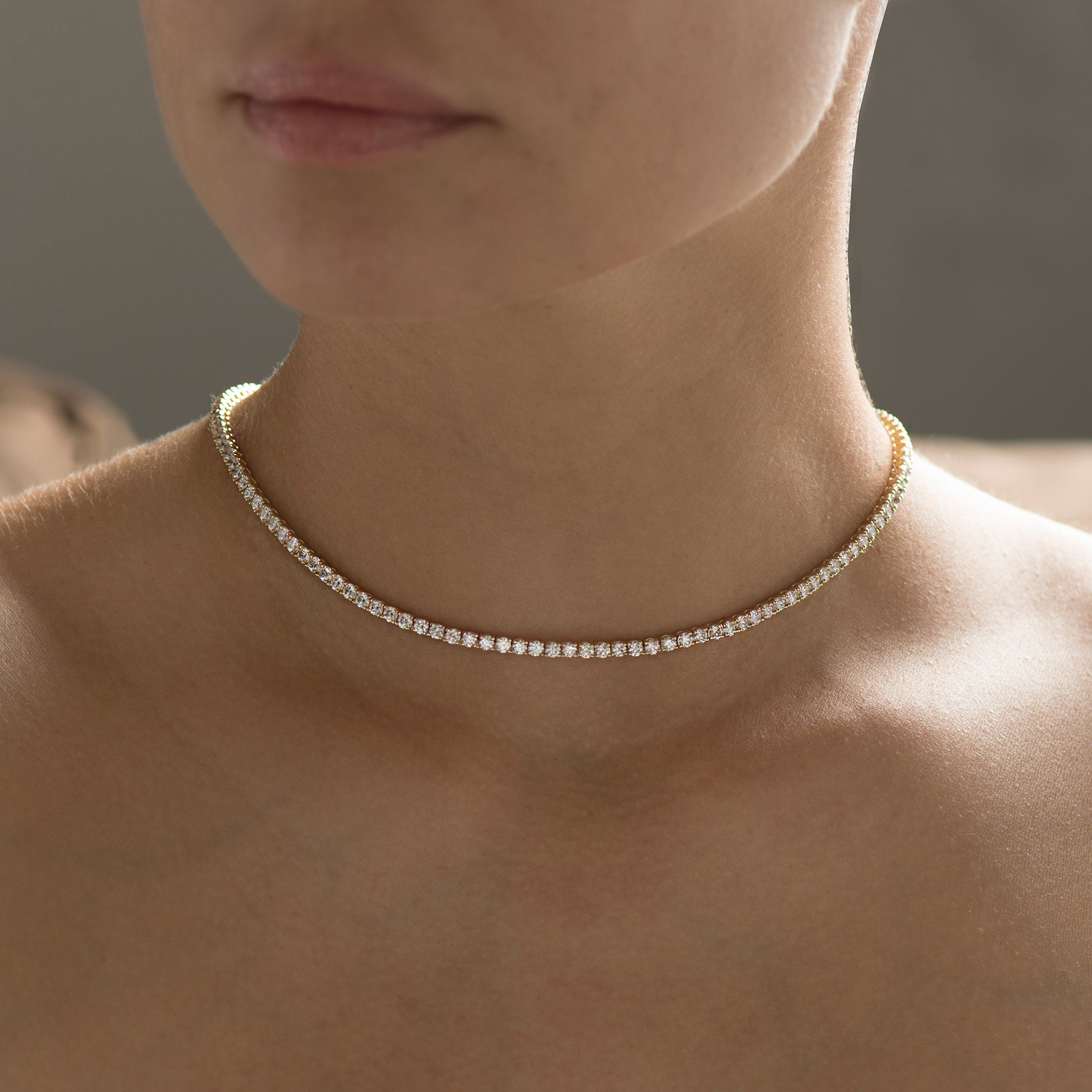Tennis Diamond Necklace