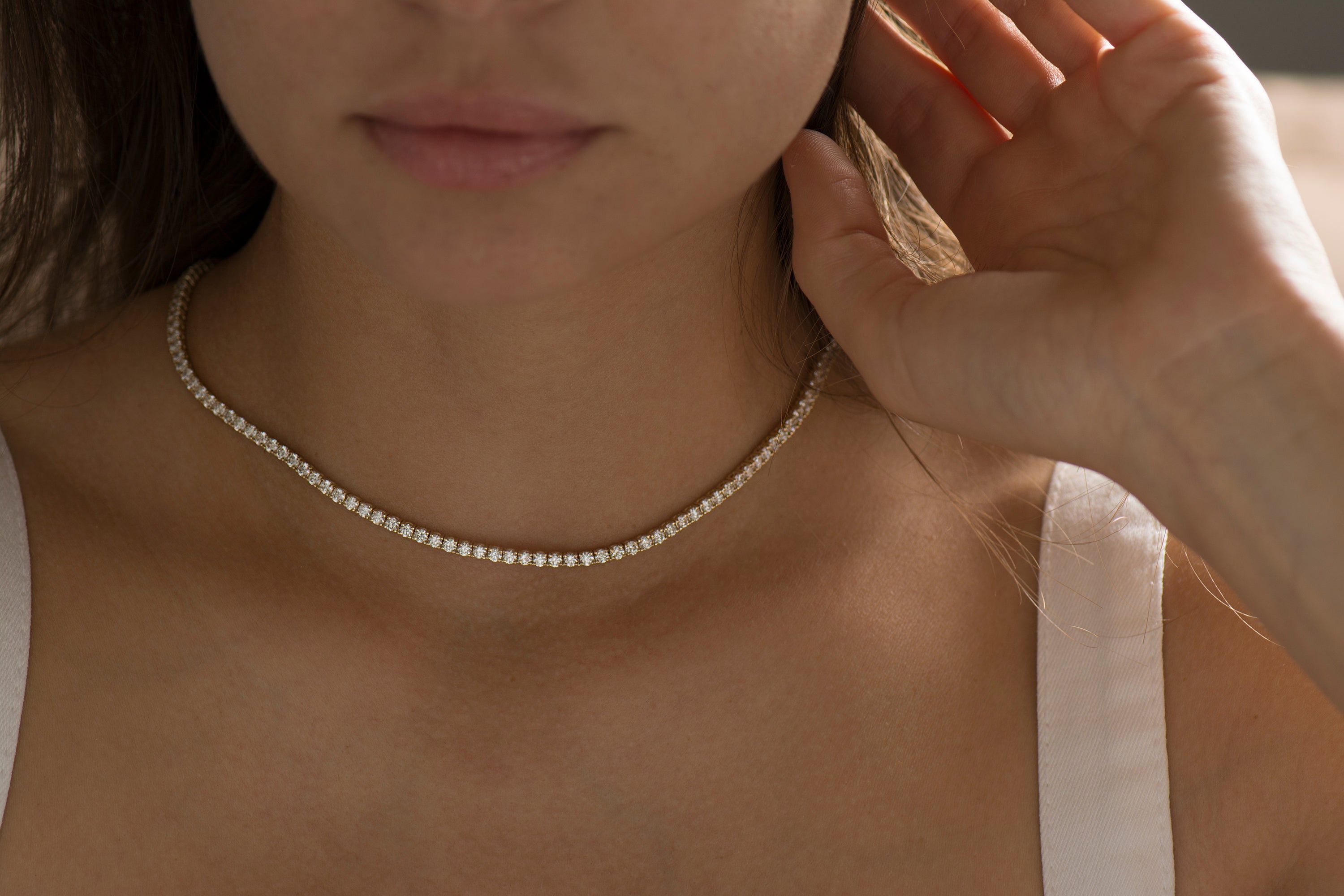 Tennis Diamond Necklace