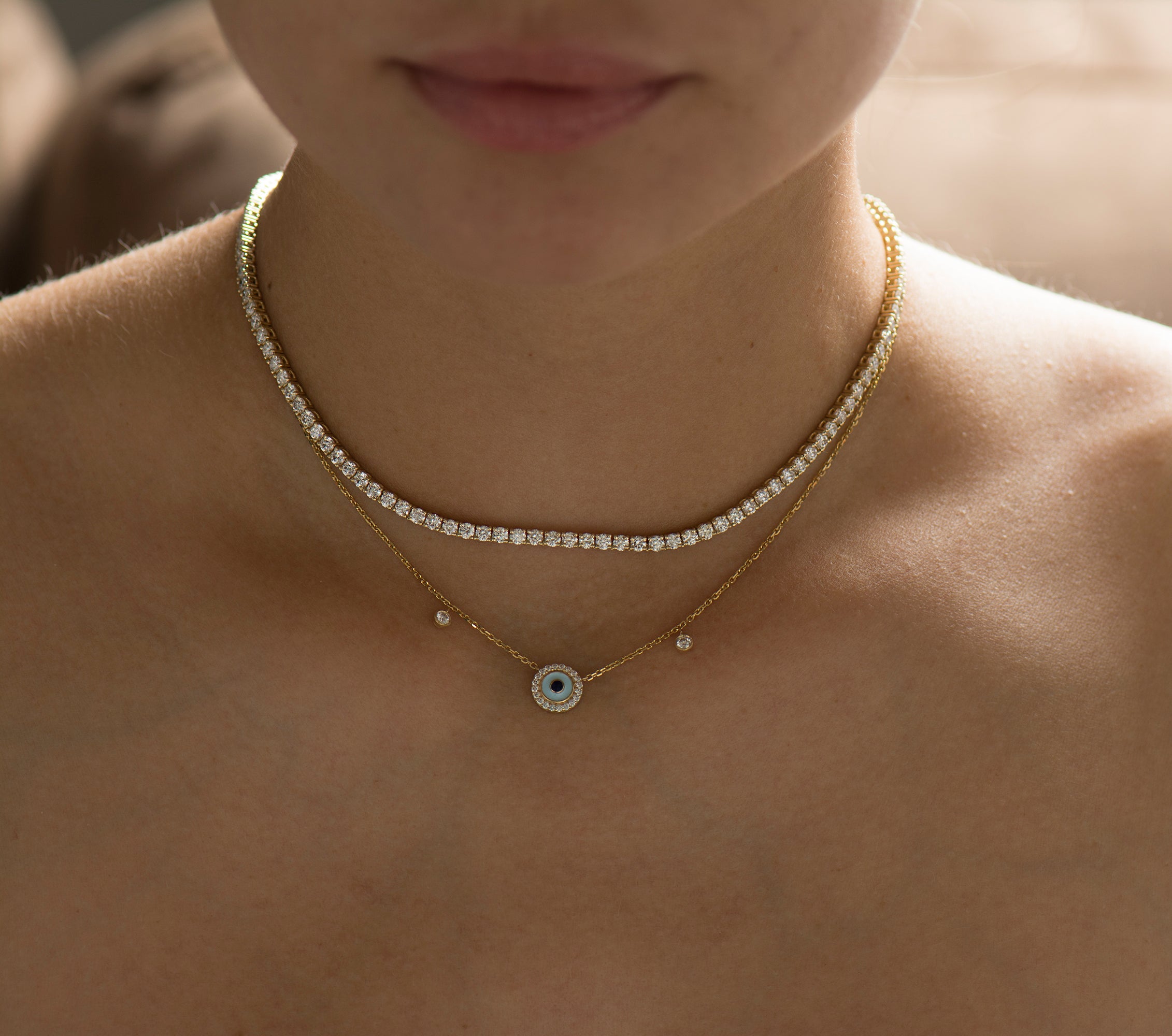 Tennis Diamond Necklace