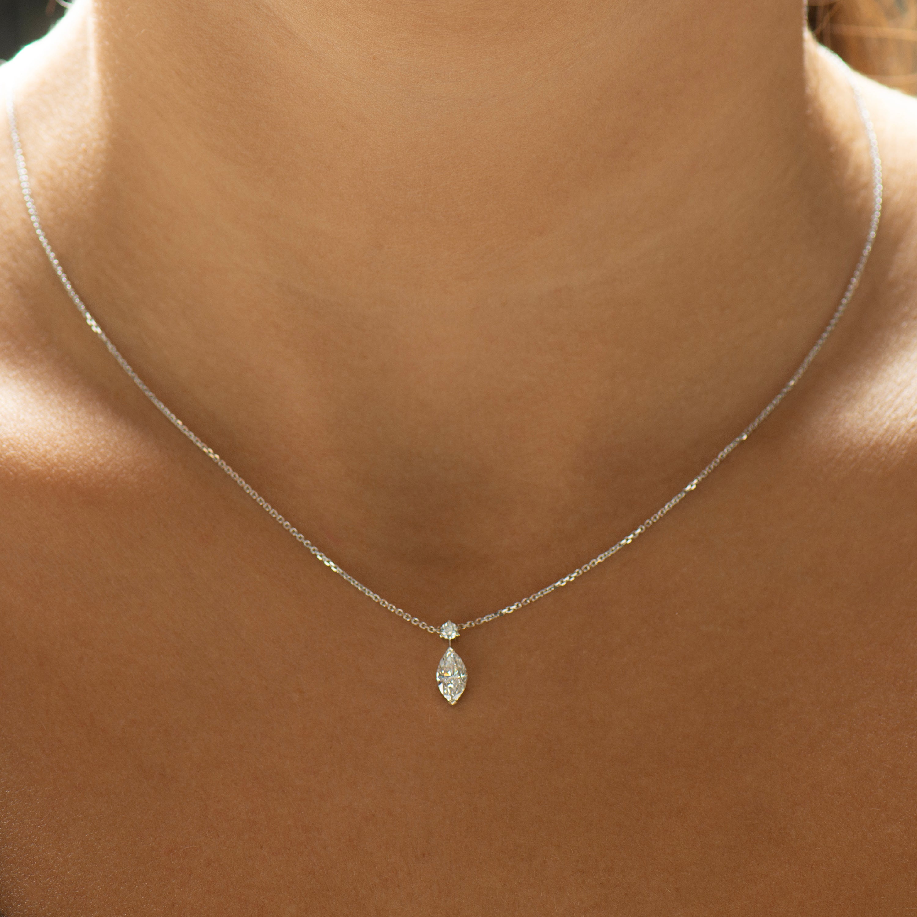 Marquise Diamond Necklace