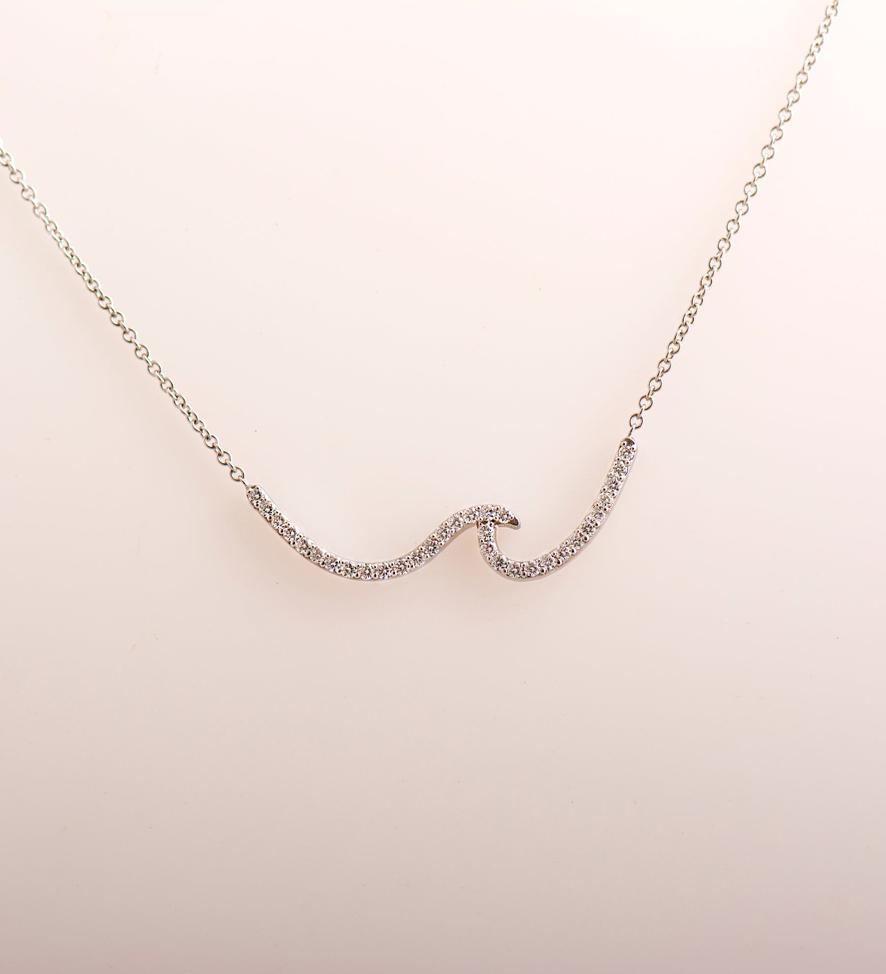 Wave Diamond Necklace