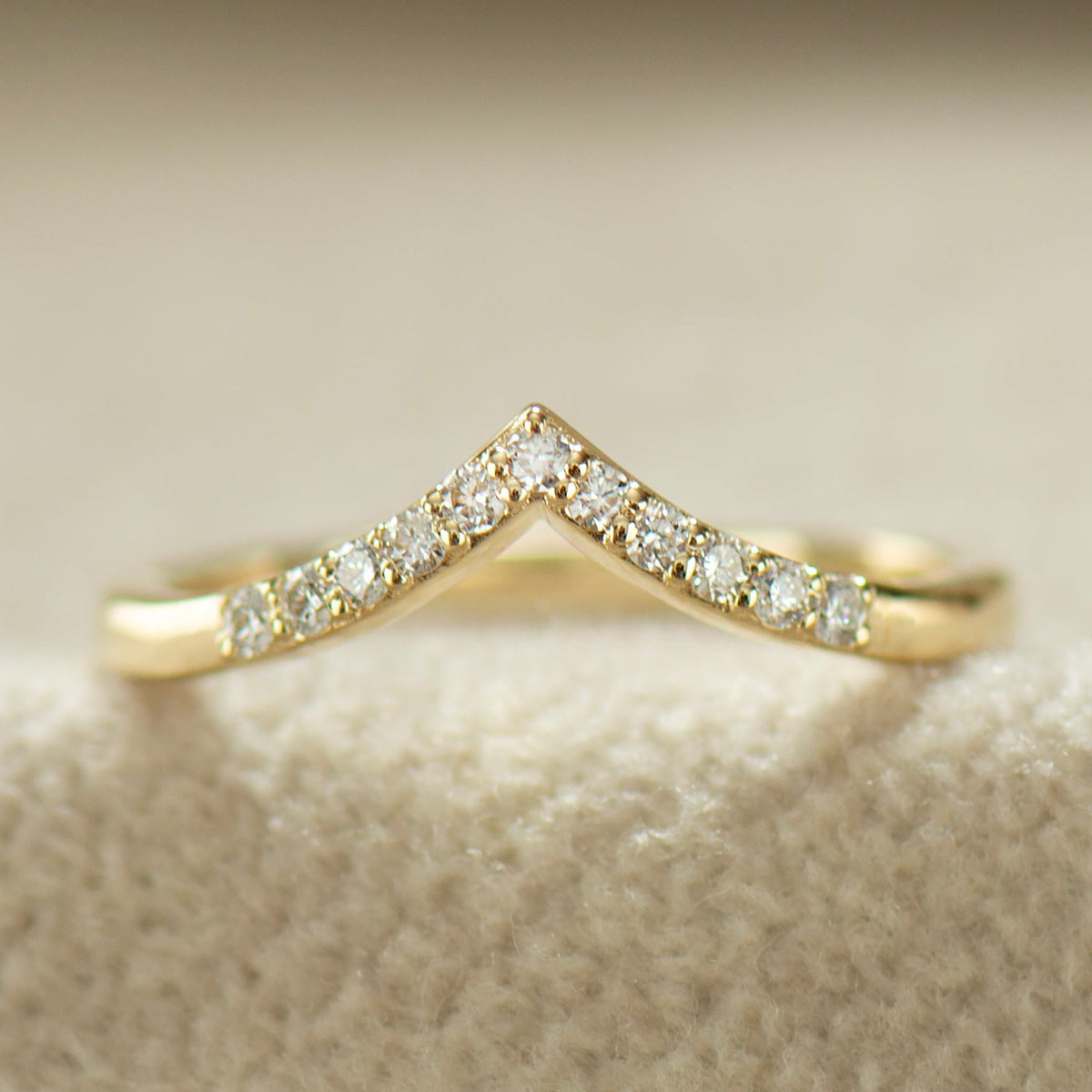 Matching Diamond Ring For Green Sapphire Ring