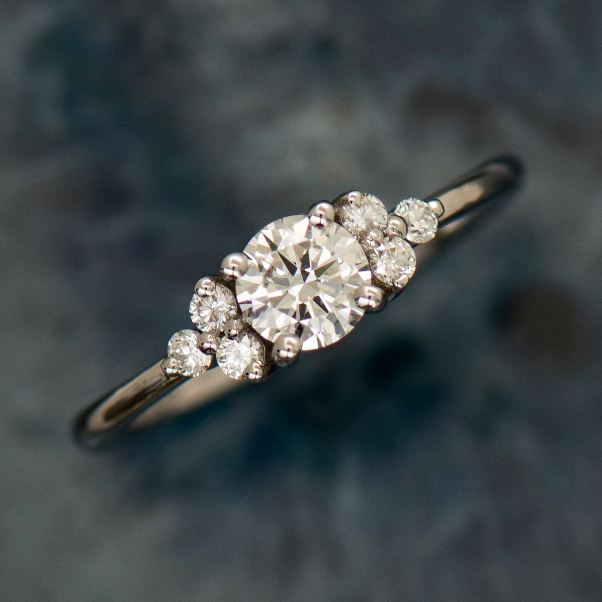 Floral Engagement Ring