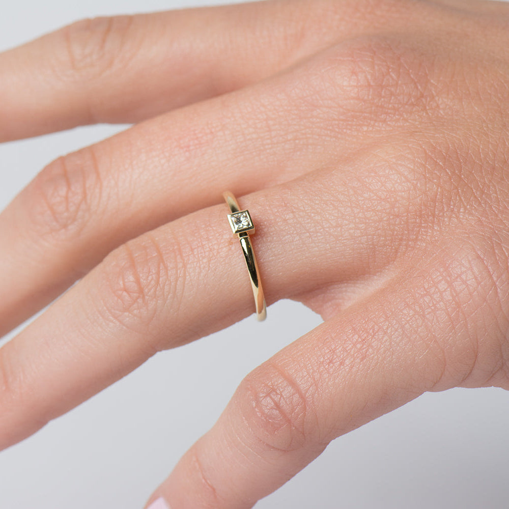 Princess Diamond Ring
