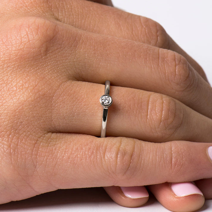 Round Brilliant Diamond Ring