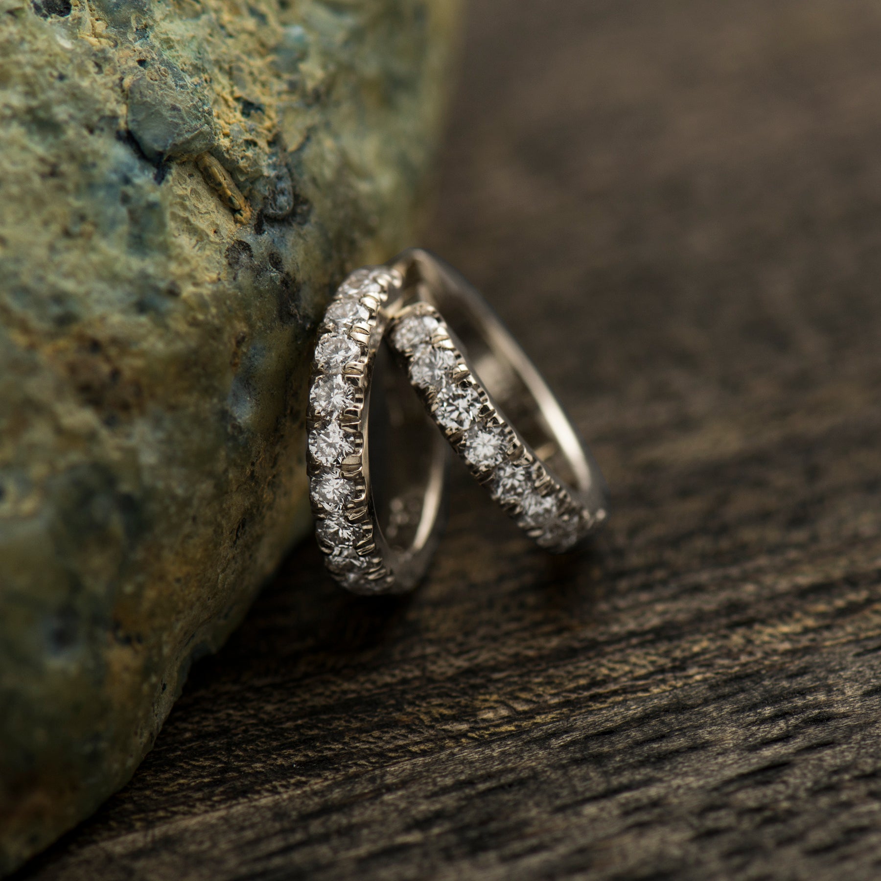 11MM Huggie Diamond Earrings