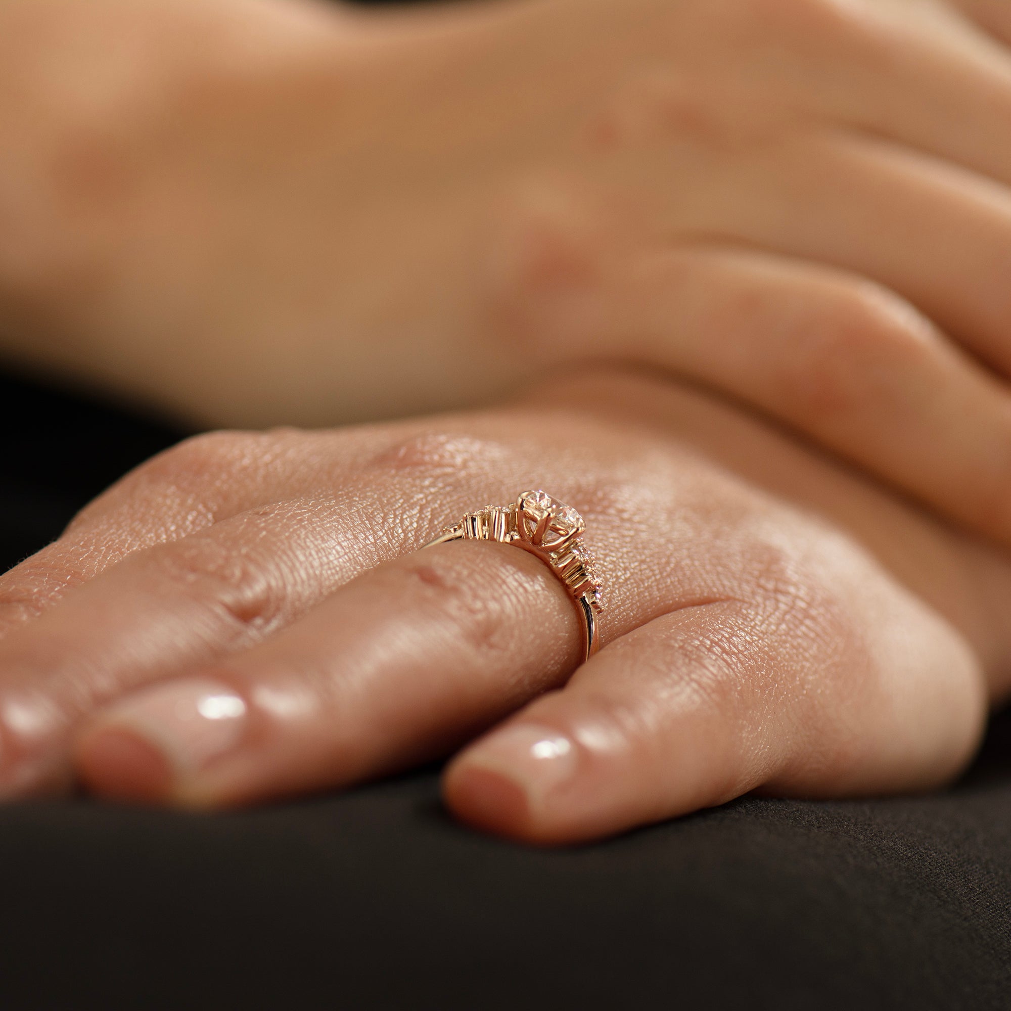 Bloom Cluster Engagement Ring