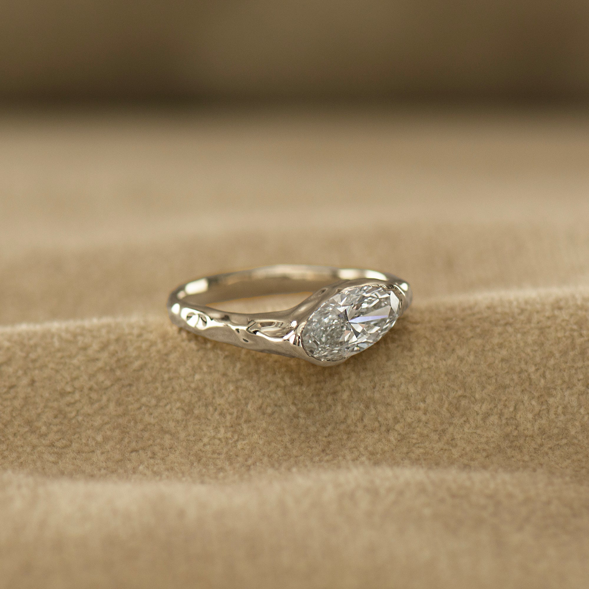 The Sculpted Oval Ring
