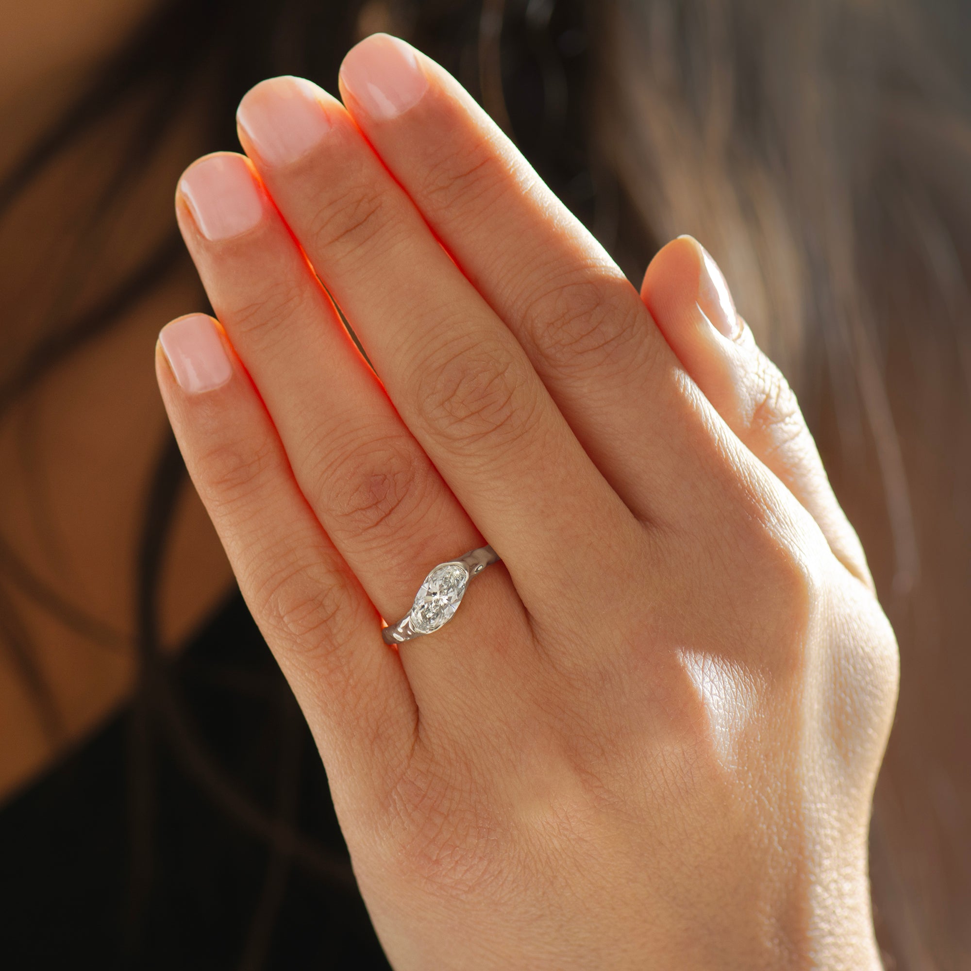 The Sculpted Oval Ring