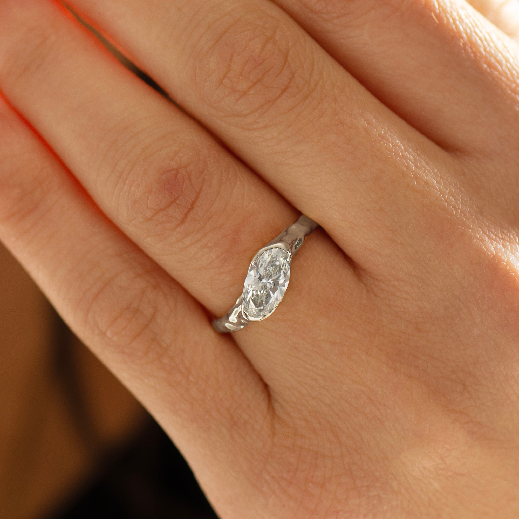 The Sculpted Oval Ring