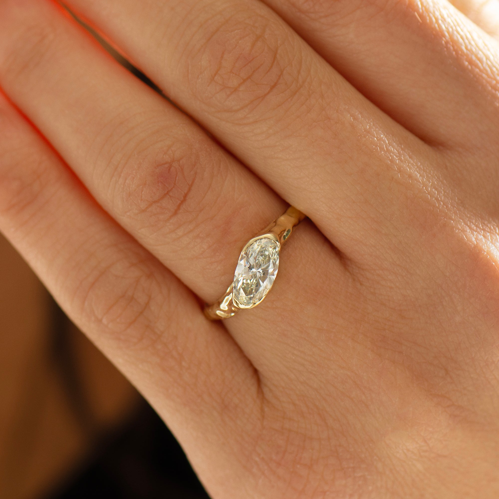 The Sculpted Oval Ring