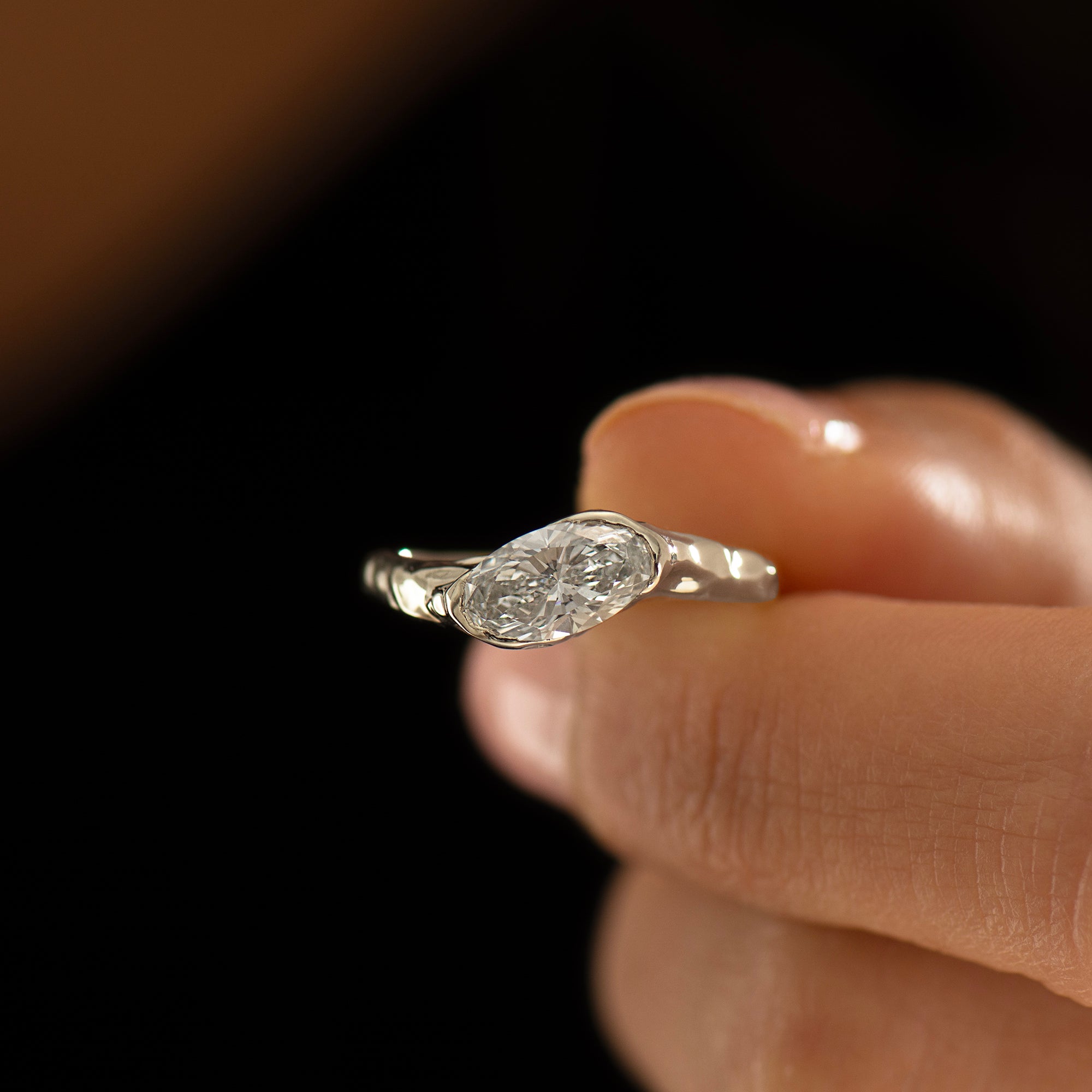 The Sculpted Oval Ring