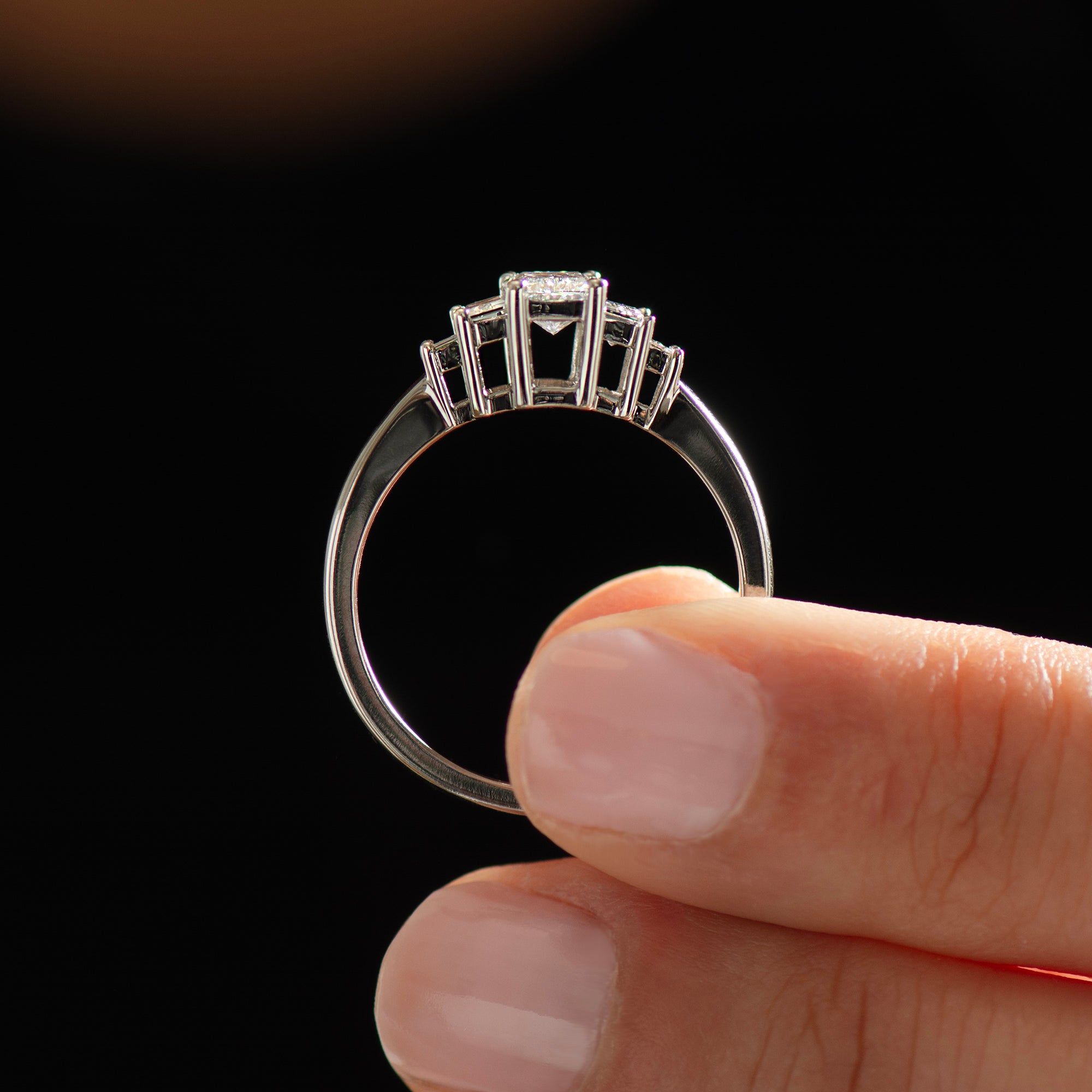 Radiant Cut Diamond Engagement Ring