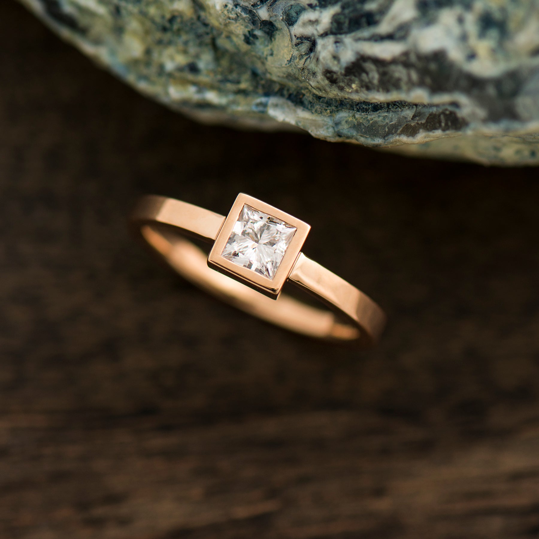 Square Engagement ring