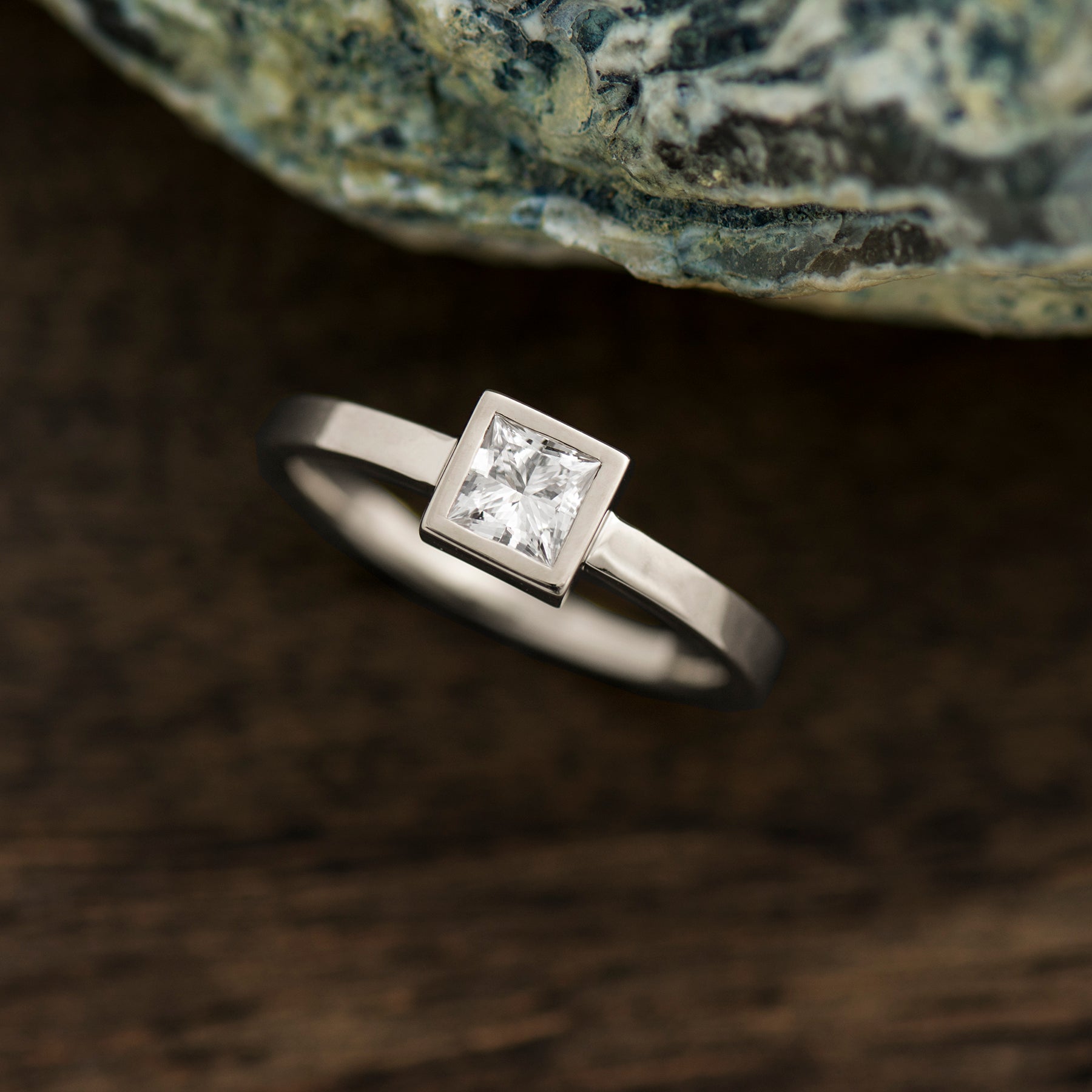 Square Engagement ring