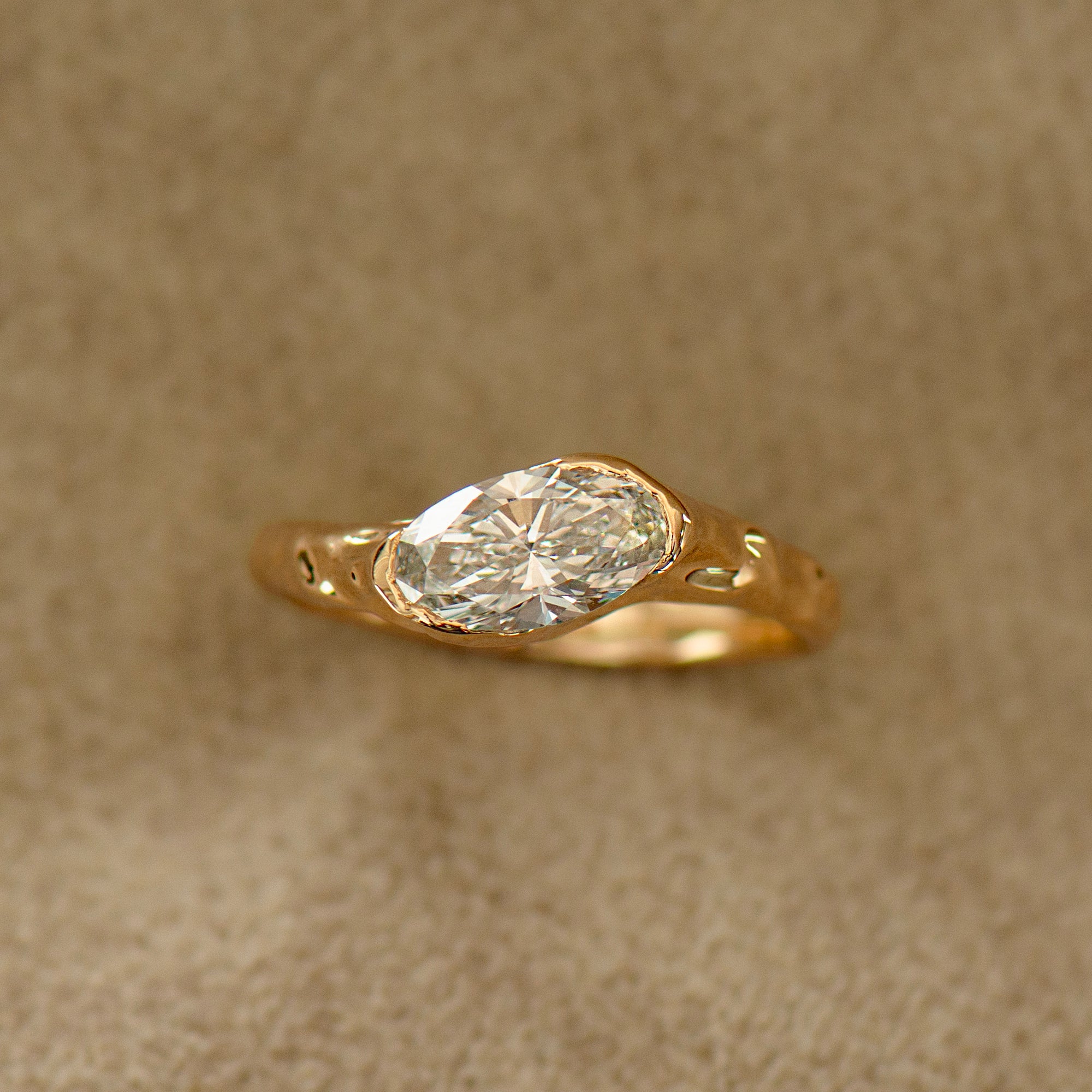 The Sculpted Oval Ring