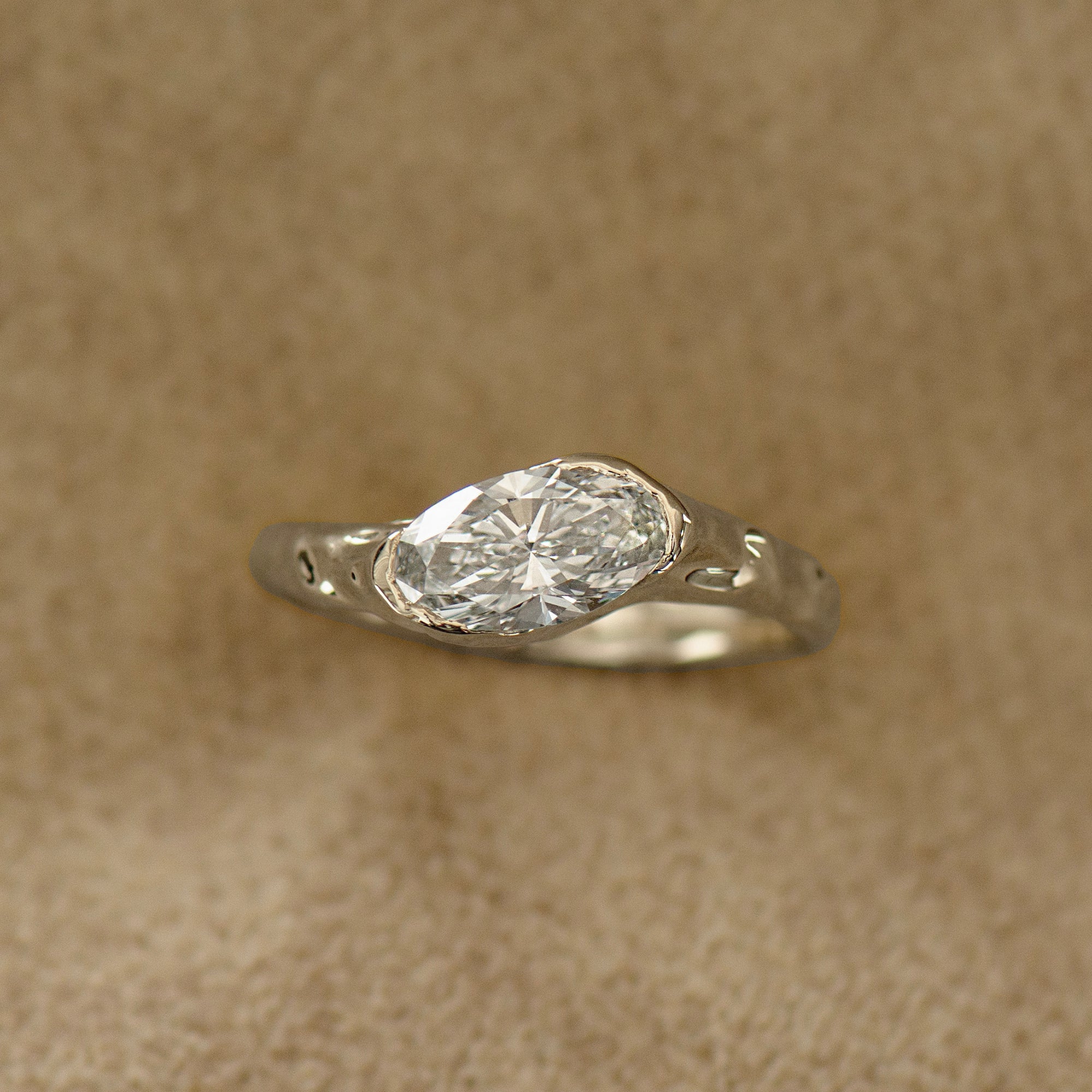 The Sculpted Oval Ring