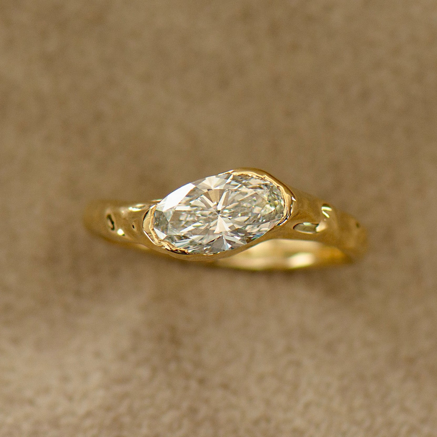 The Sculpted Oval Ring
