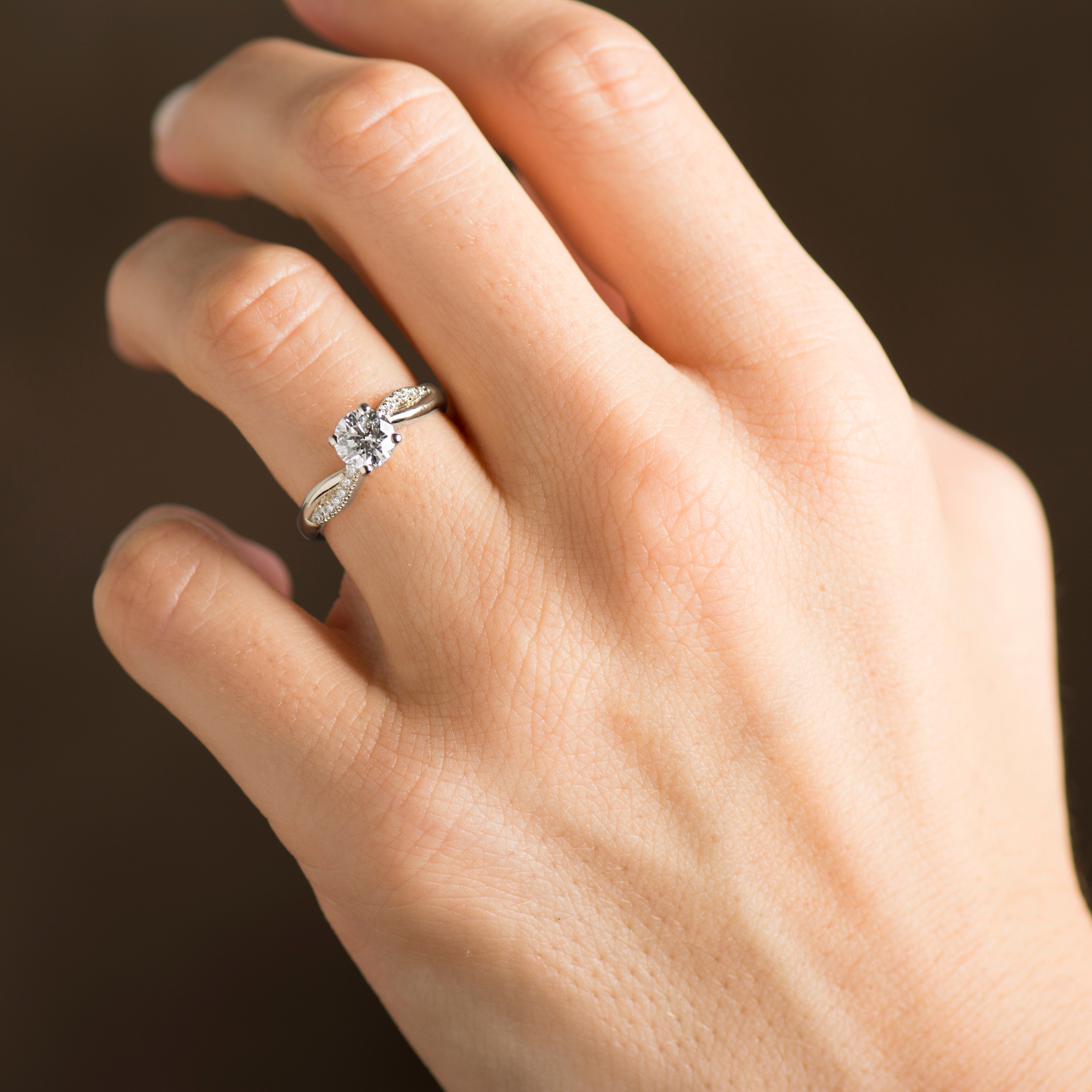 Knot Engagement Ring