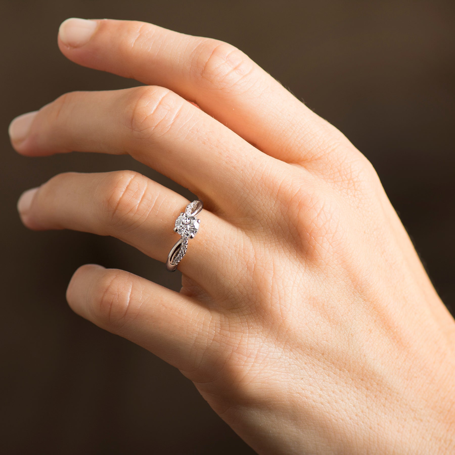 Knot Engagement Ring