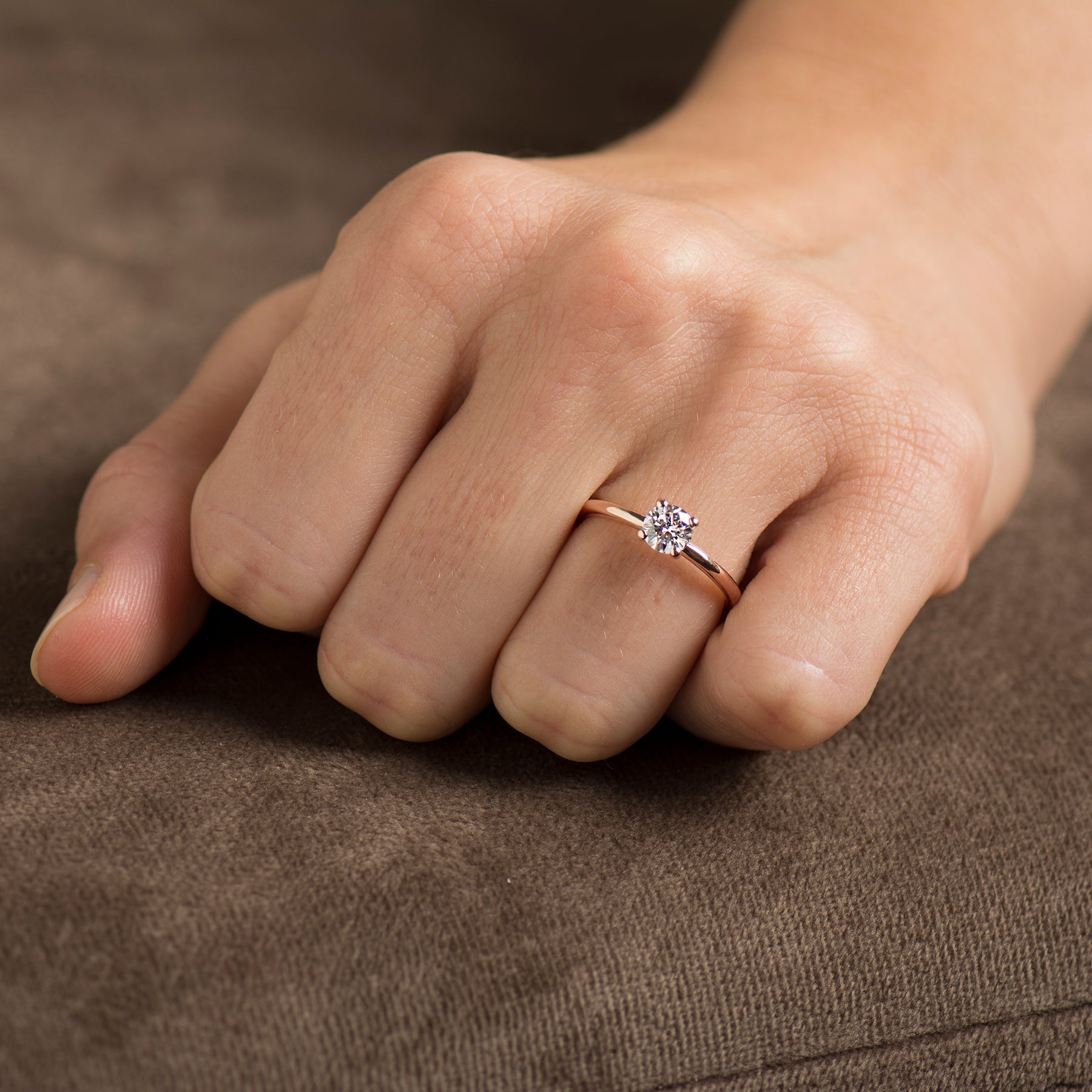 Simple Solitaire Engagement Ring