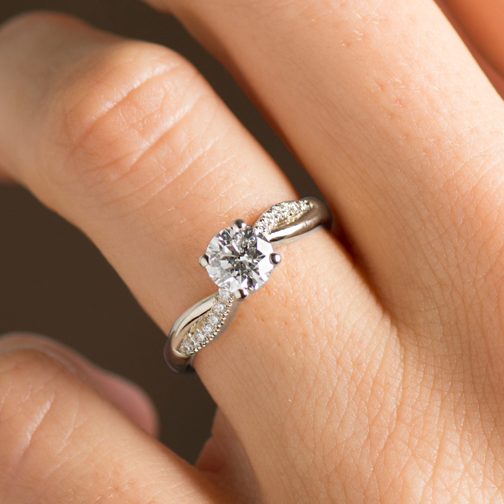 Knot Engagement Ring