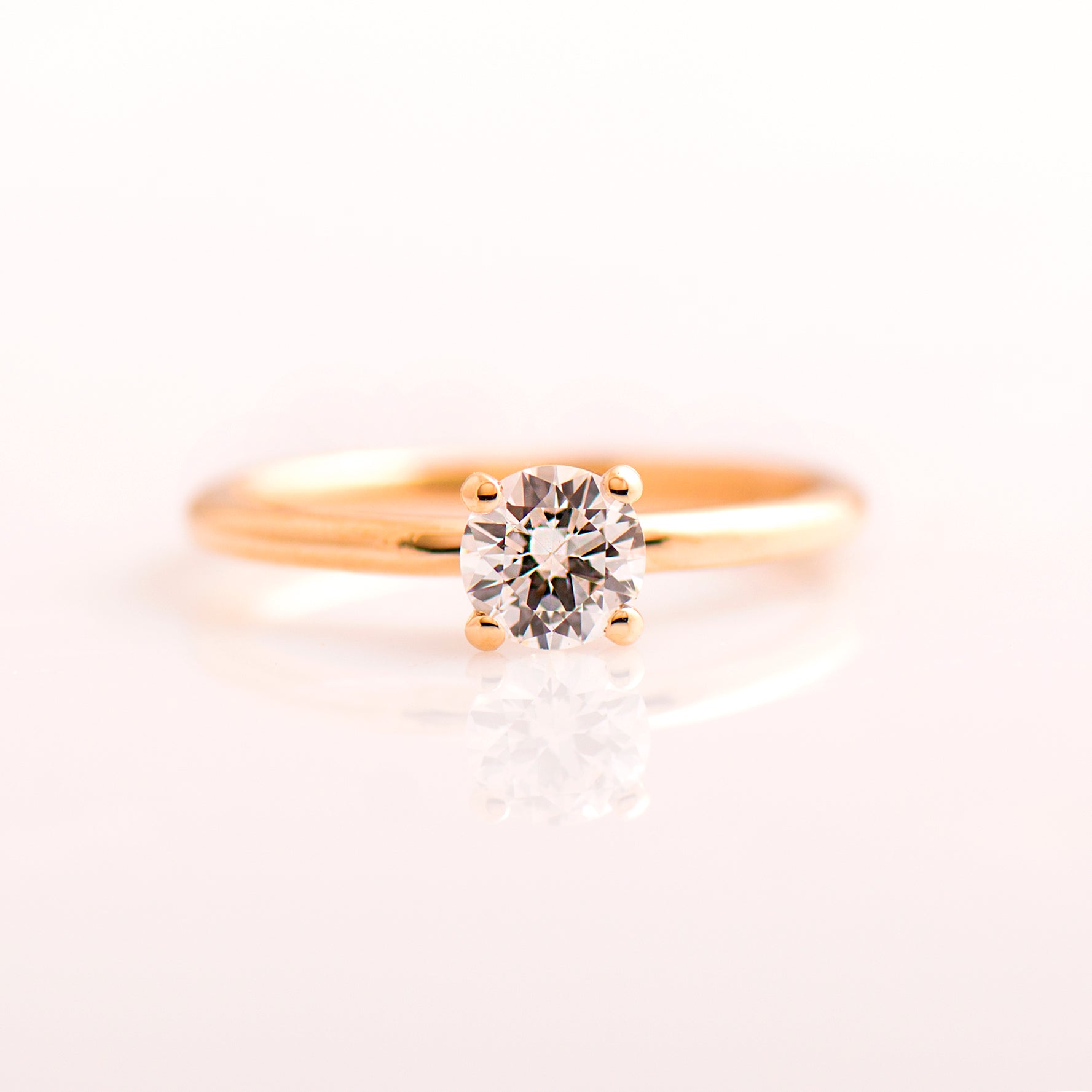 Simple Solitaire Engagement Ring