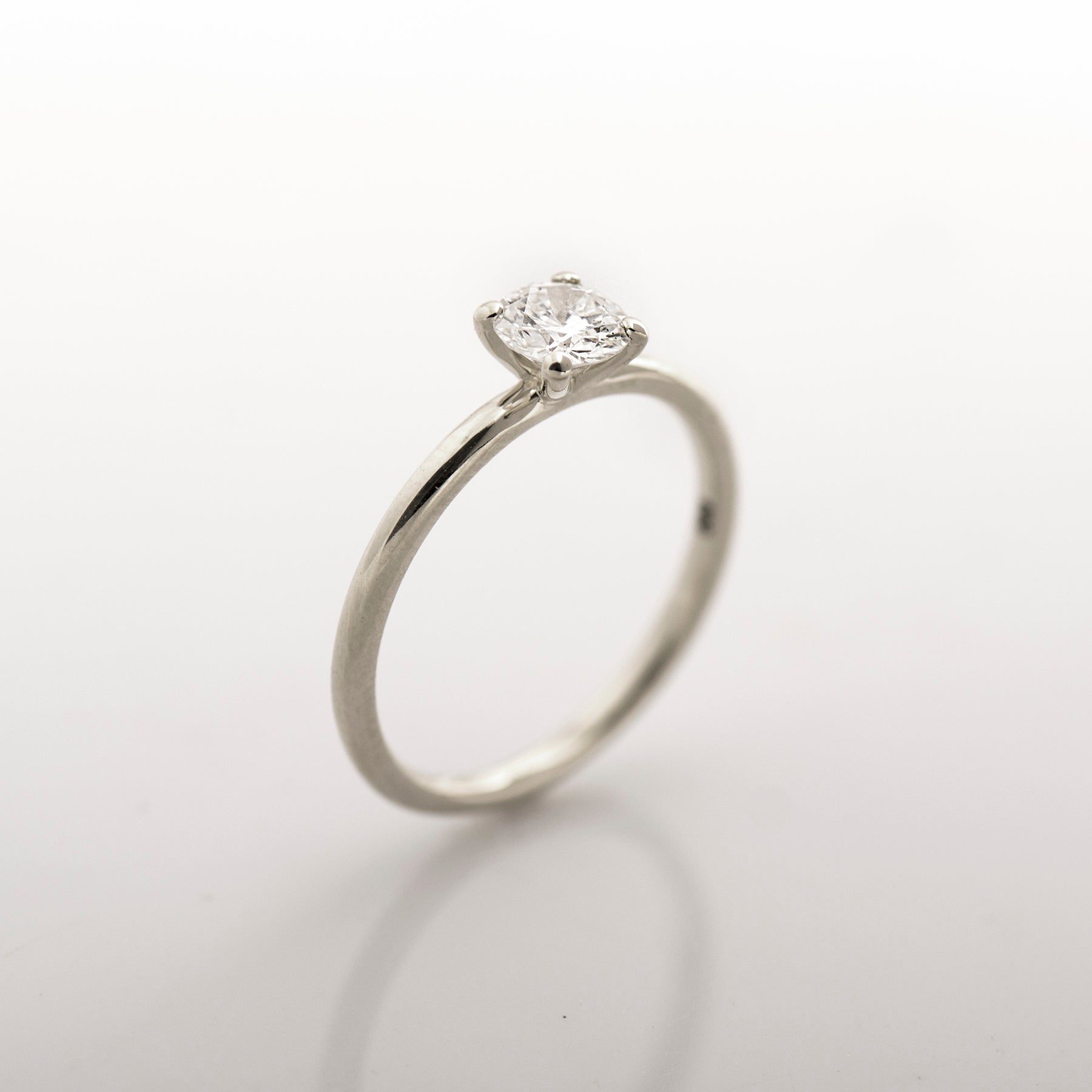 Simple Solitaire Engagement Ring