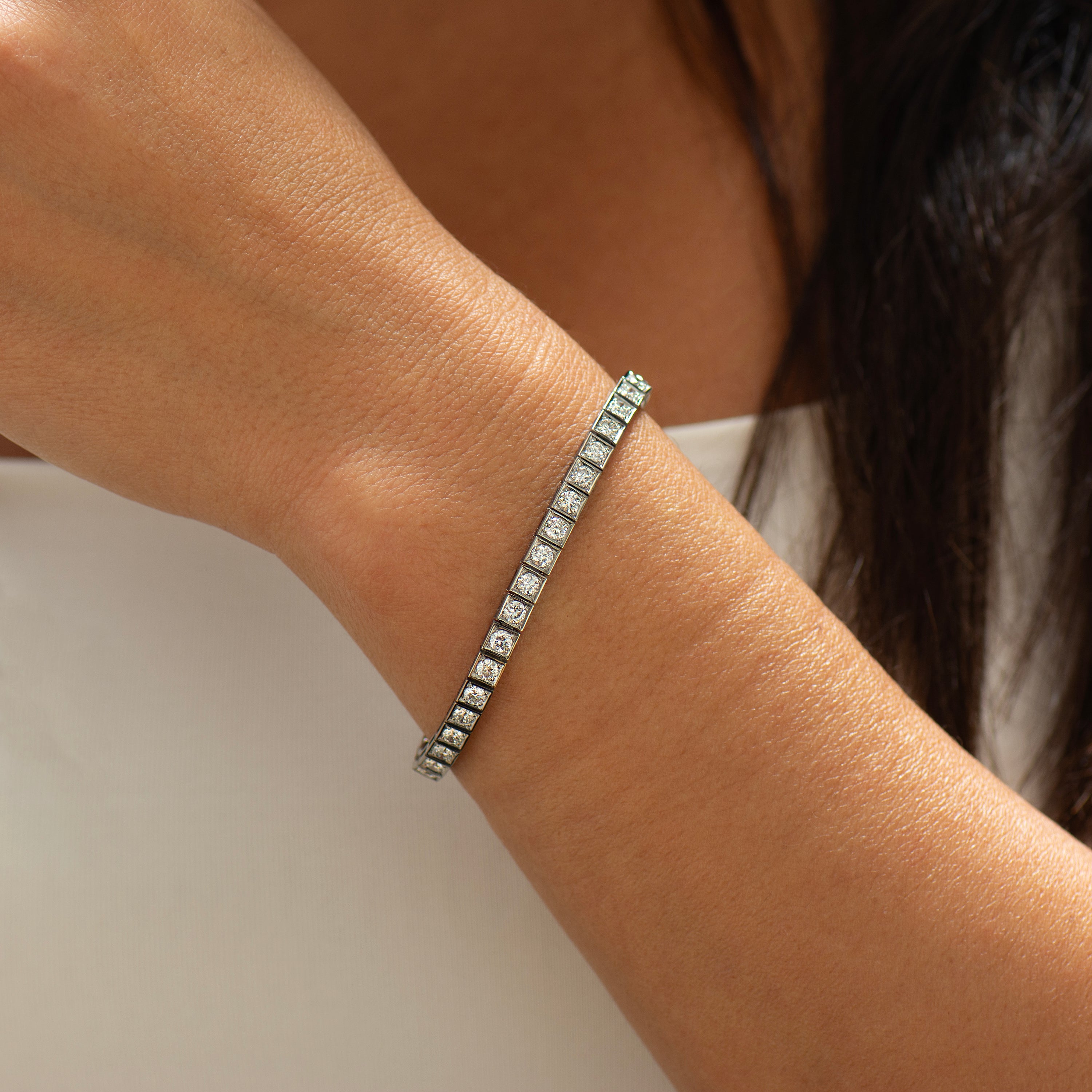 Chocolate Tennis Bracelet
