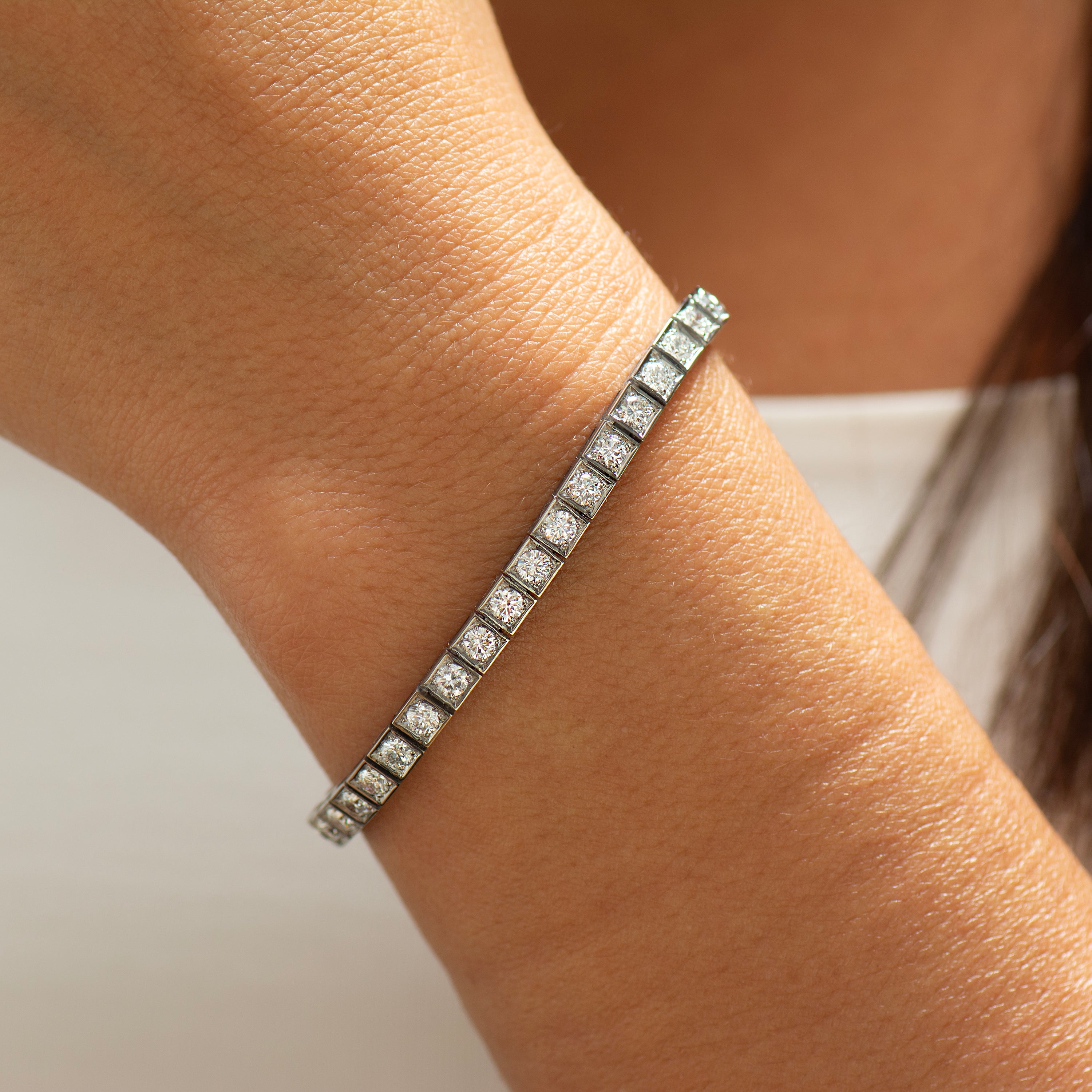 Chocolate Tennis Bracelet