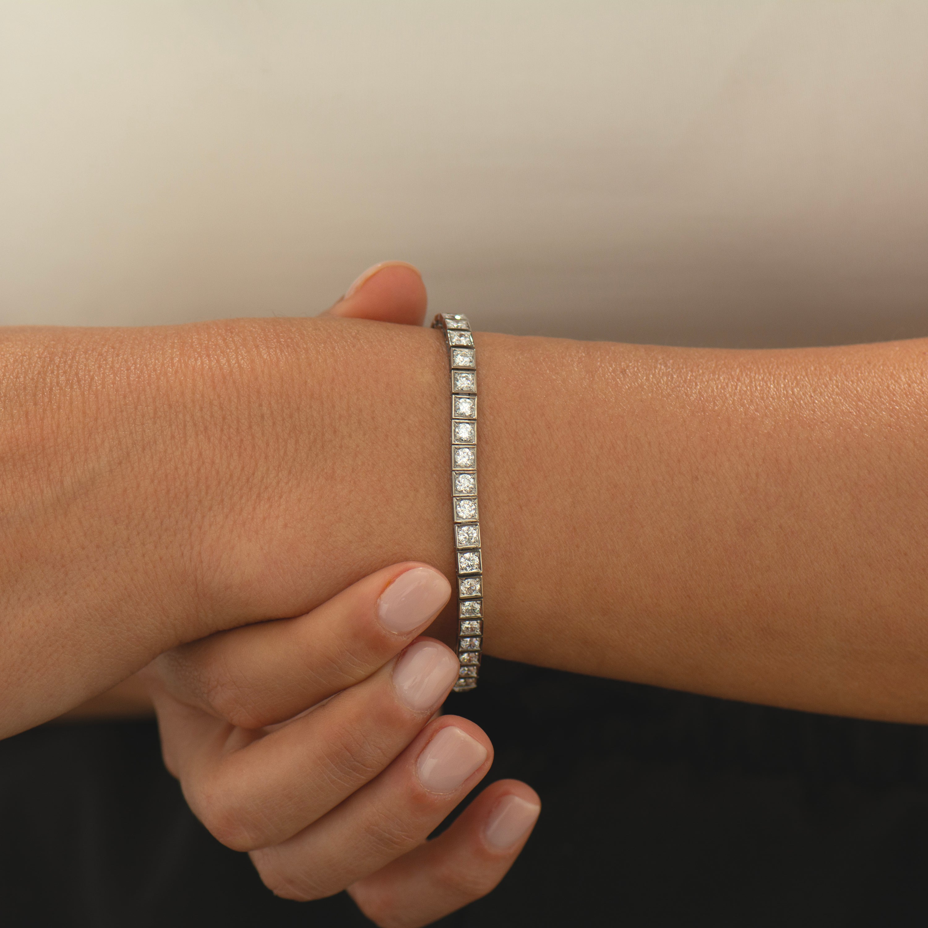 Chocolate Tennis Bracelet