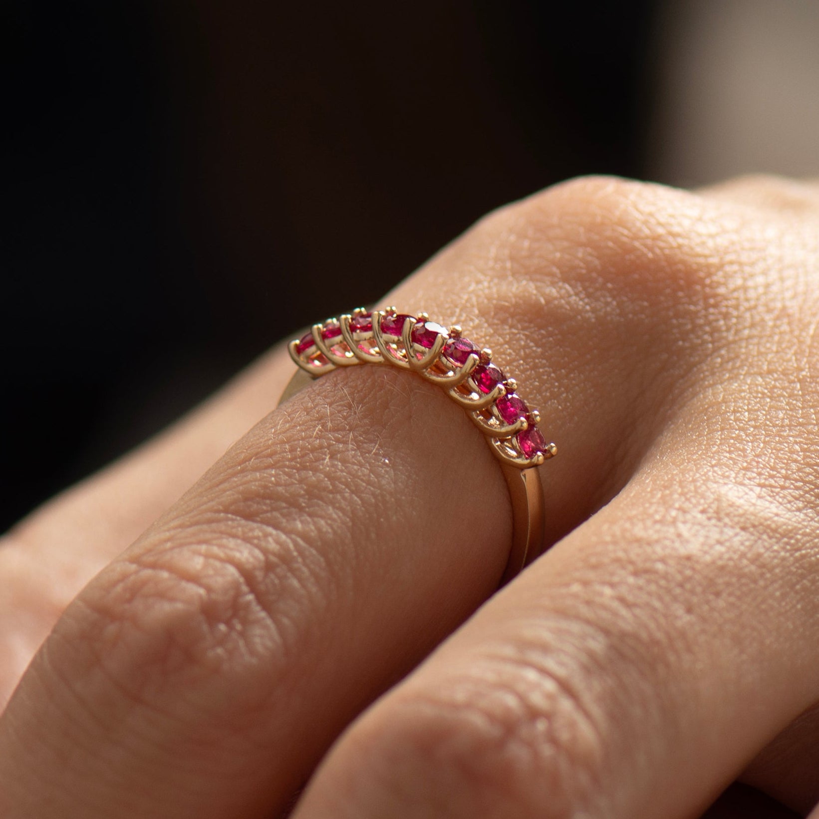 Rubies Stack Ring