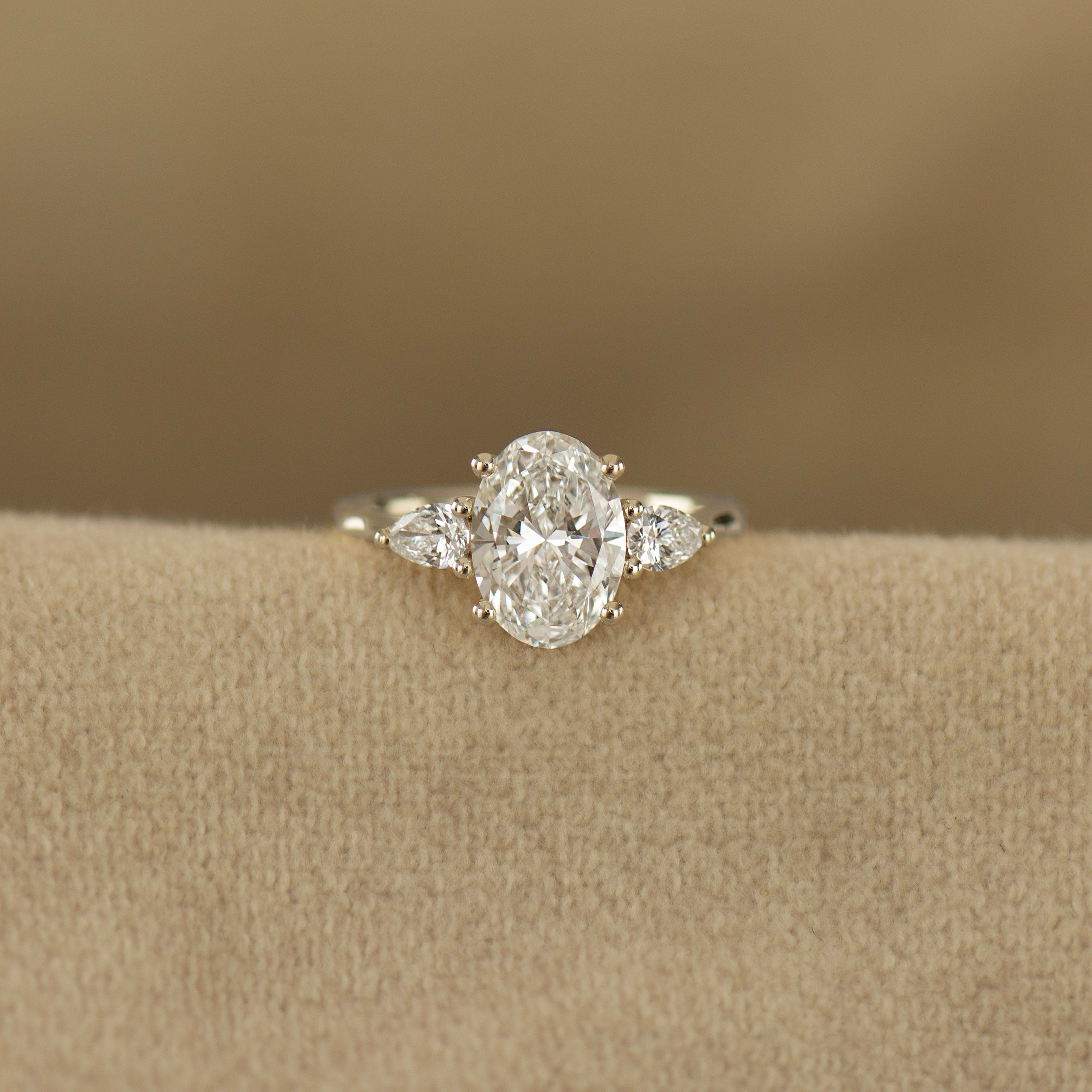 Oval Brilliant Lab Diamond Ring