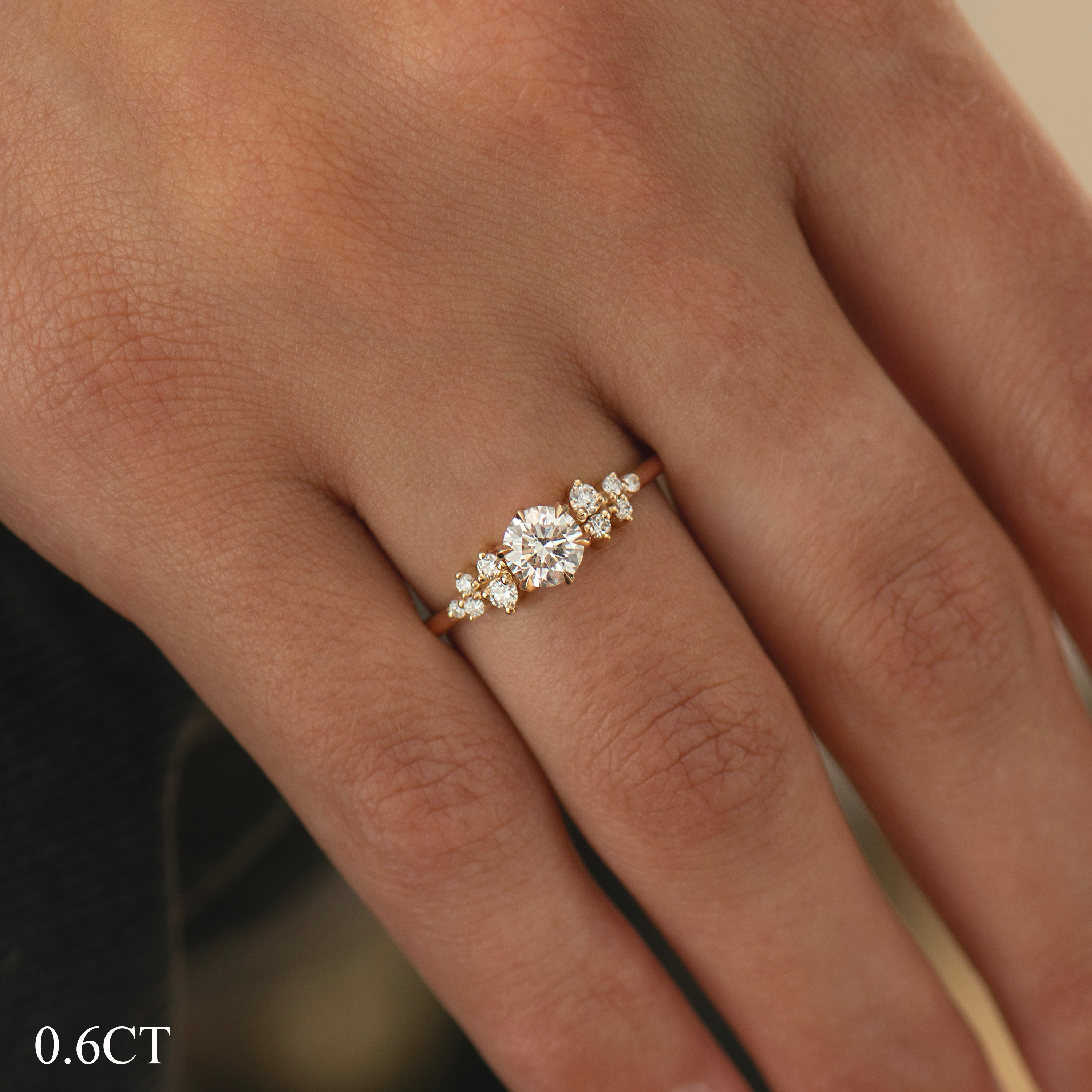 Bloom Cluster Engagement Ring