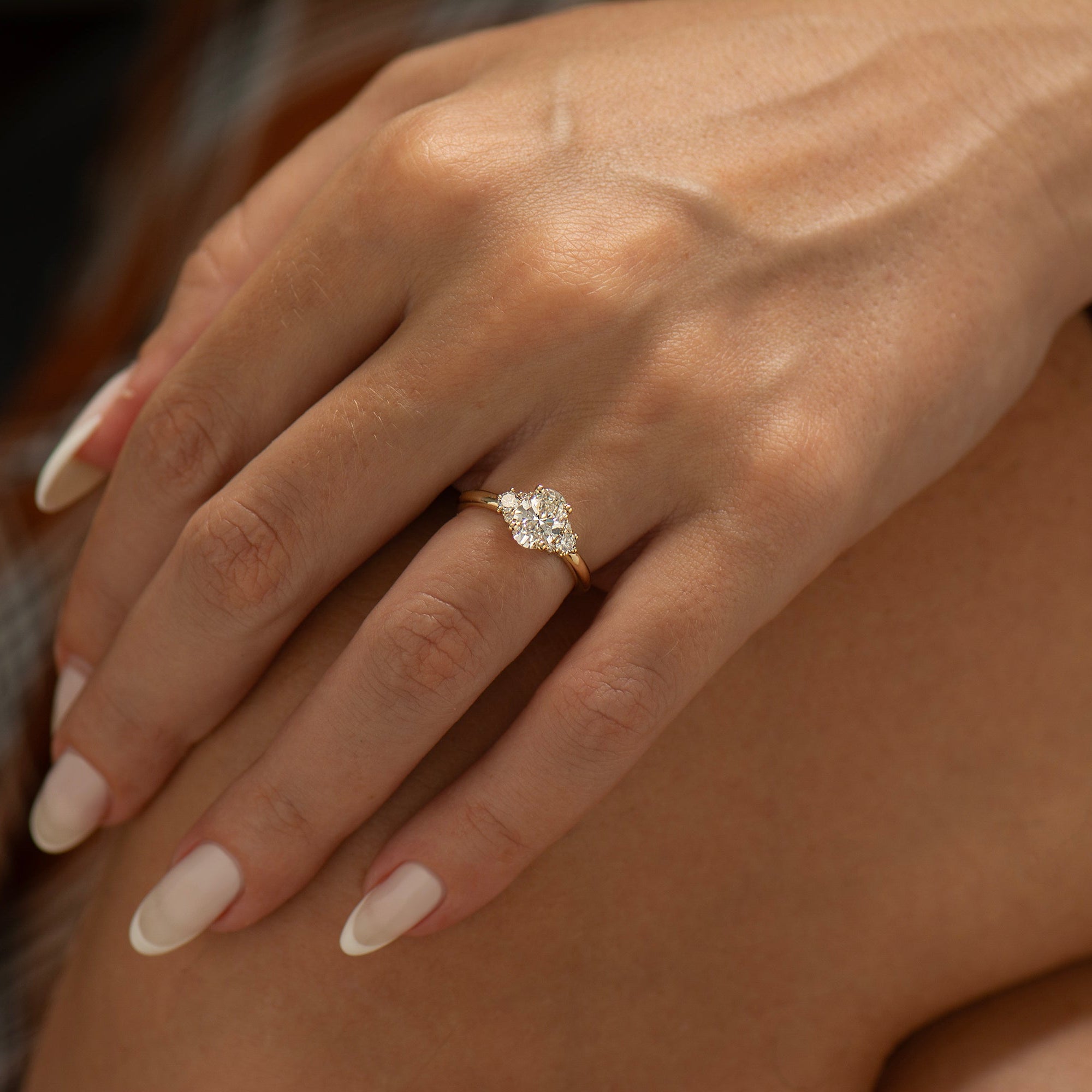 Luxury Oval Diamond Engagement Ring