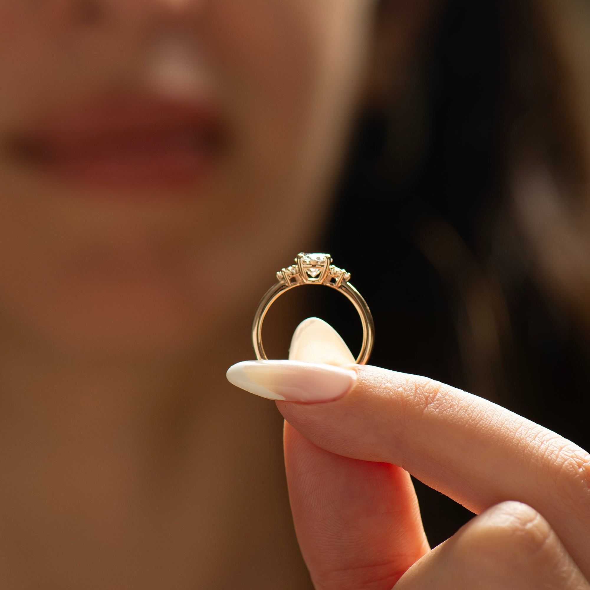 Luxury Oval Diamond Engagement Ring