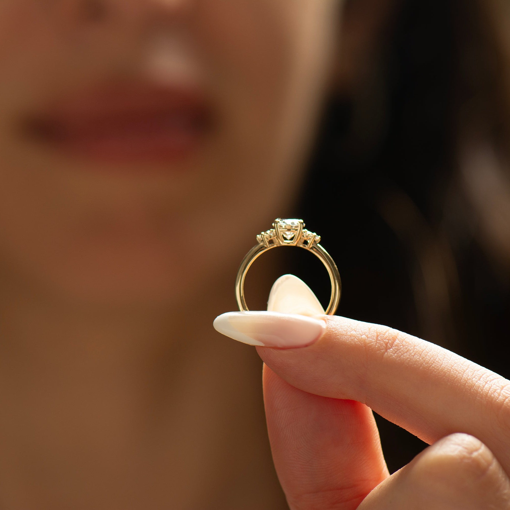 Luxury Oval Diamond Engagement Ring