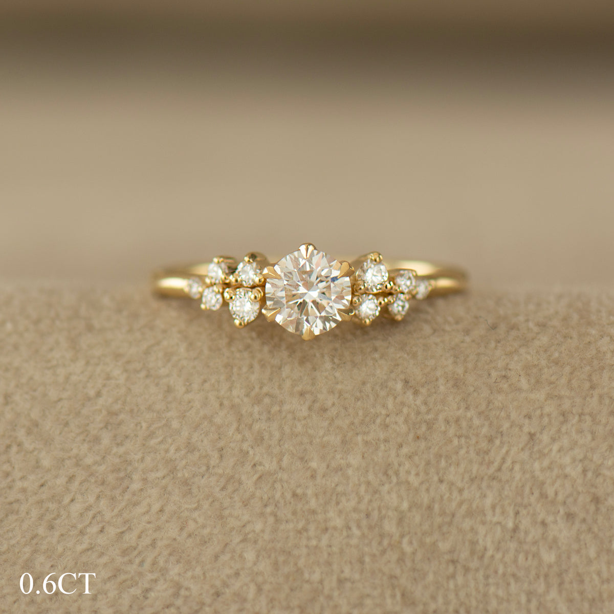 Bloom Cluster Engagement Ring